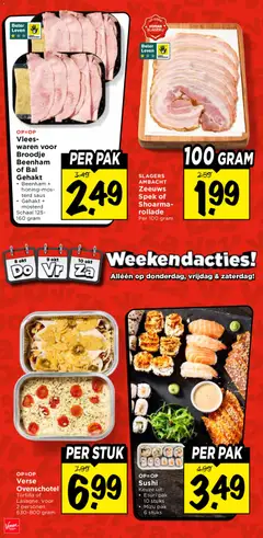Vomar folder -  GIGA - Voorbeeld van een folder van Vomar, geldig van 04-10-2026 | Pagina: 39 | Producten: Vlees, Schaal, Broodje, Saus