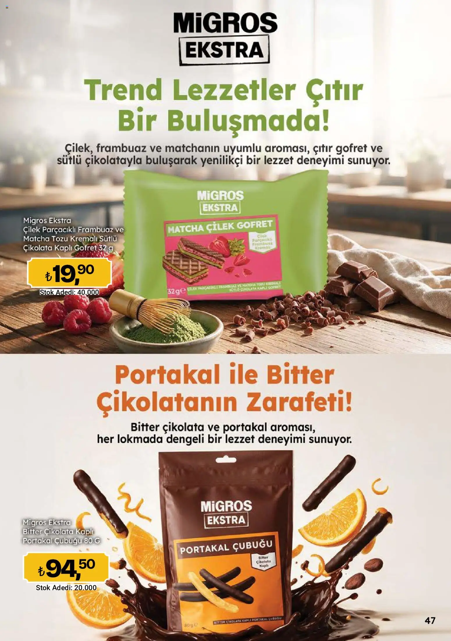 Migros Katalog - 5M Migroskop Dijital - 10 Eylül 2026 tarihinden itibaren geçerlidir | Sayfa: 47 | Ürünler: Frambuaz, Gofret, Portakal, Çilek