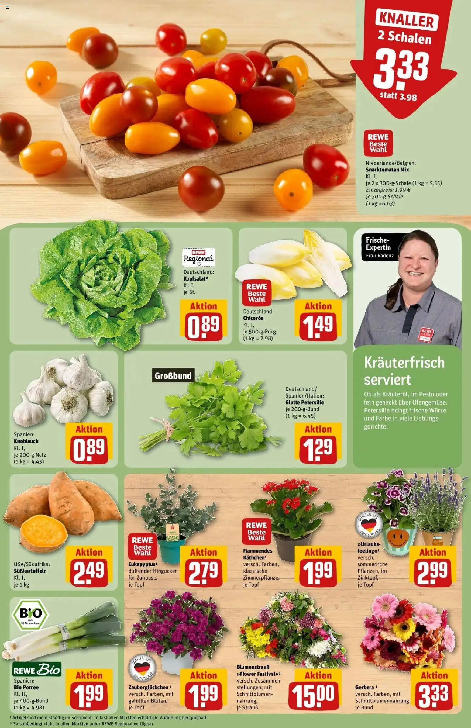 Rewe Prospekt Butzbach – gültig ab 08.06.2026 | Seite: 7 | Produkte: Top, Knoblauch, Petersilie