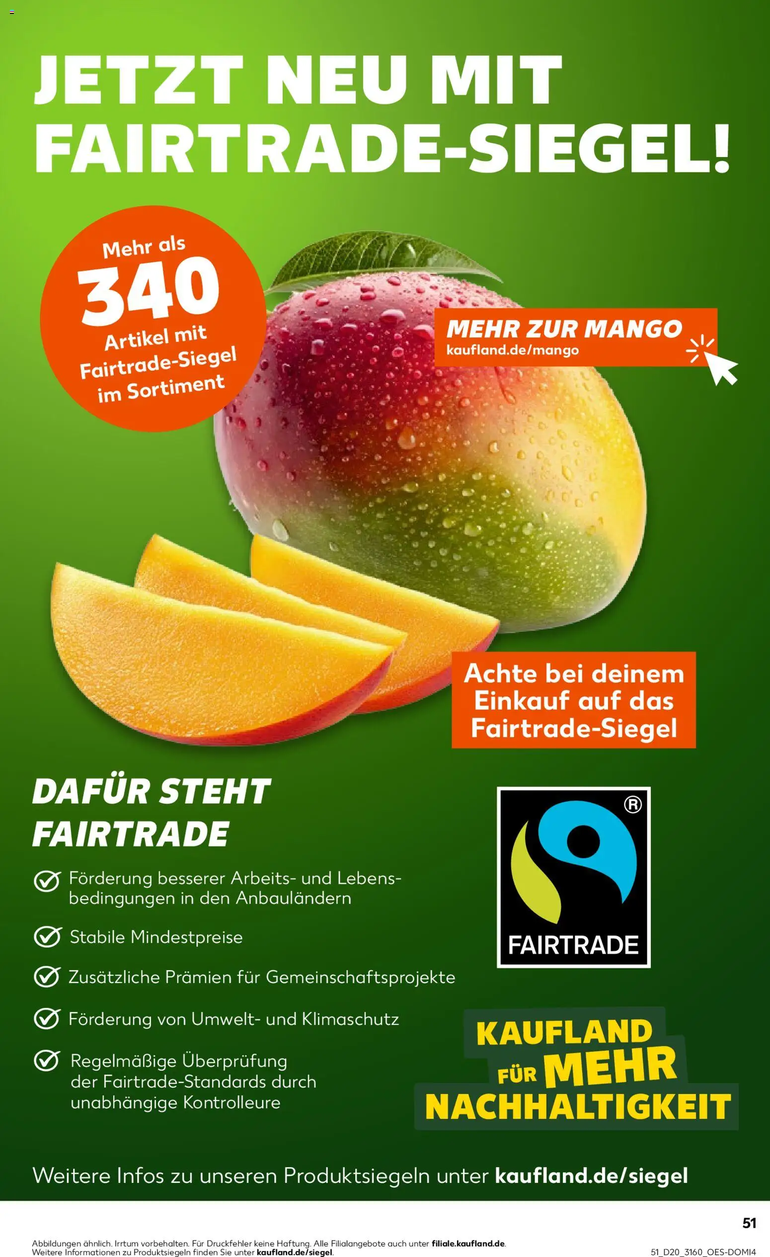 Kaufland Prospekt – gültig ab 15.05.2026 | Seite: 51 | Produkte: Mango