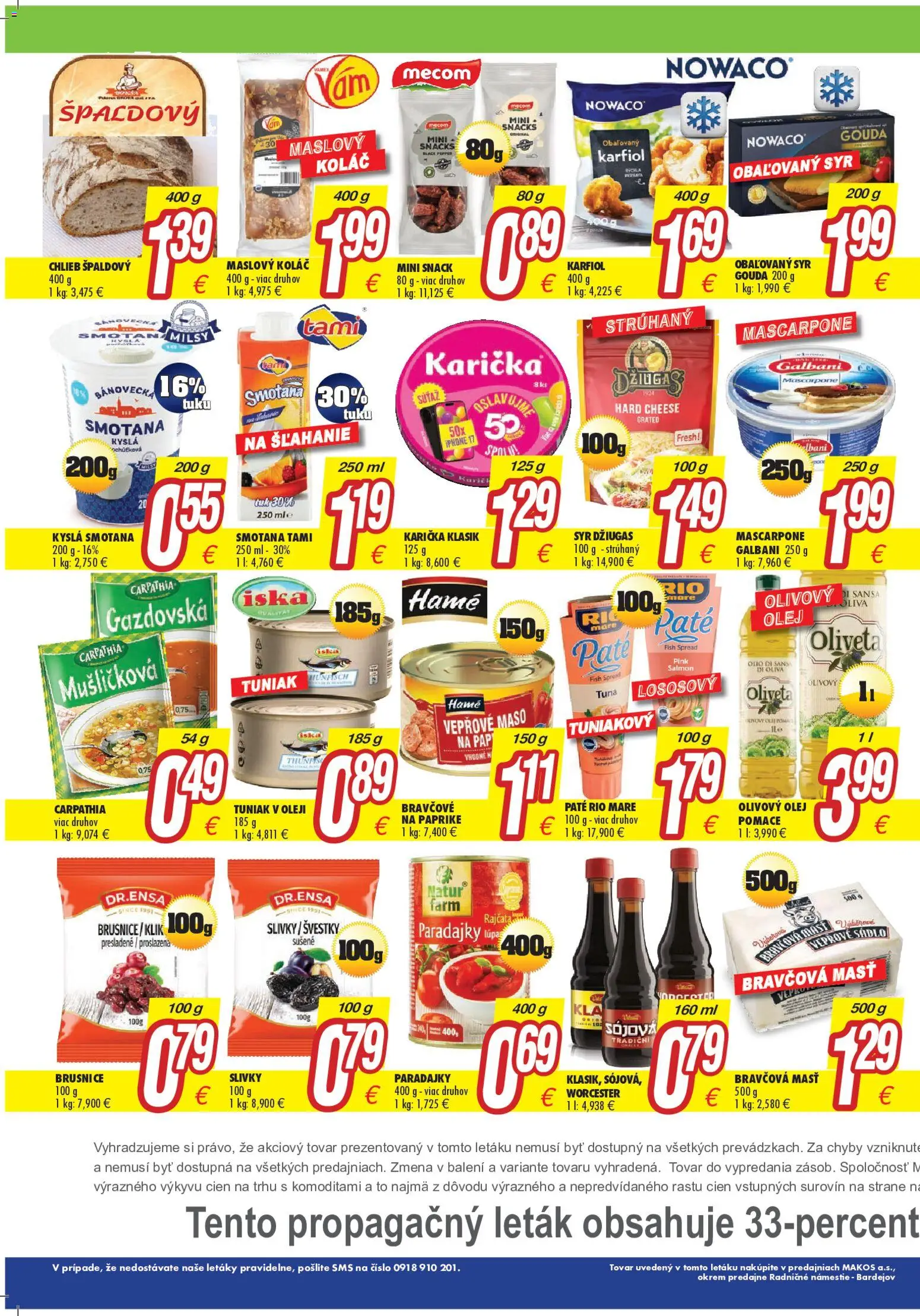 Makos leták od 20.07.2026 → Online Makosáčik — page 1
