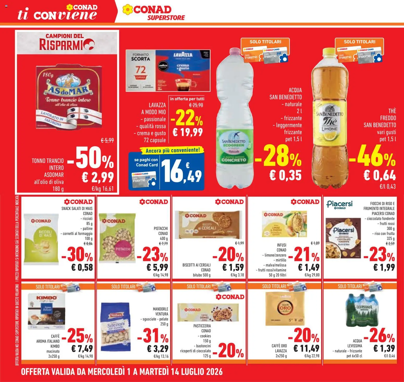 Volantino Conad del 01/07/2026 | Pagina: 28