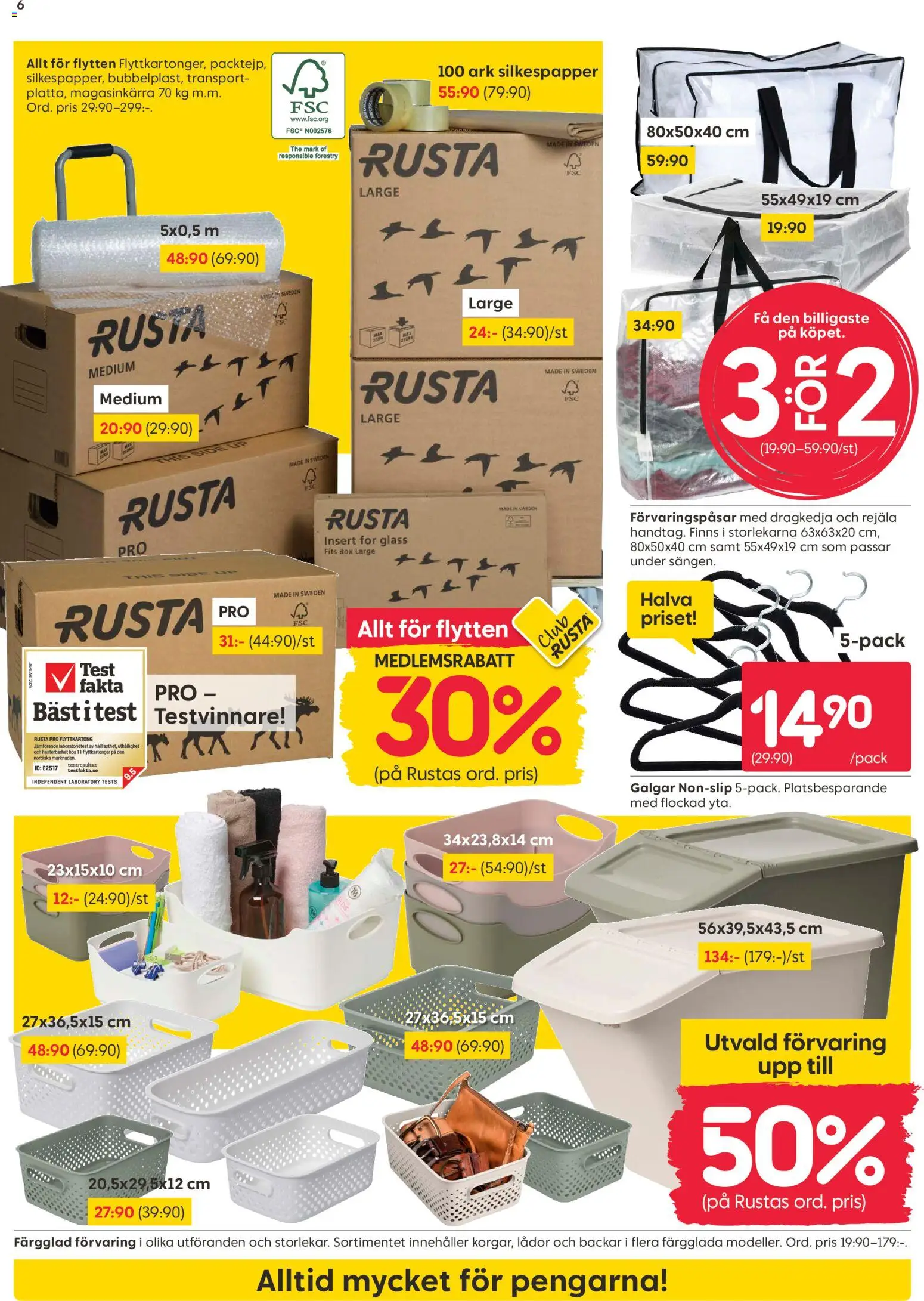 Rusta reklamblad aktuell från 20/07/2026 | Sida: 6 | Produkter: Glass