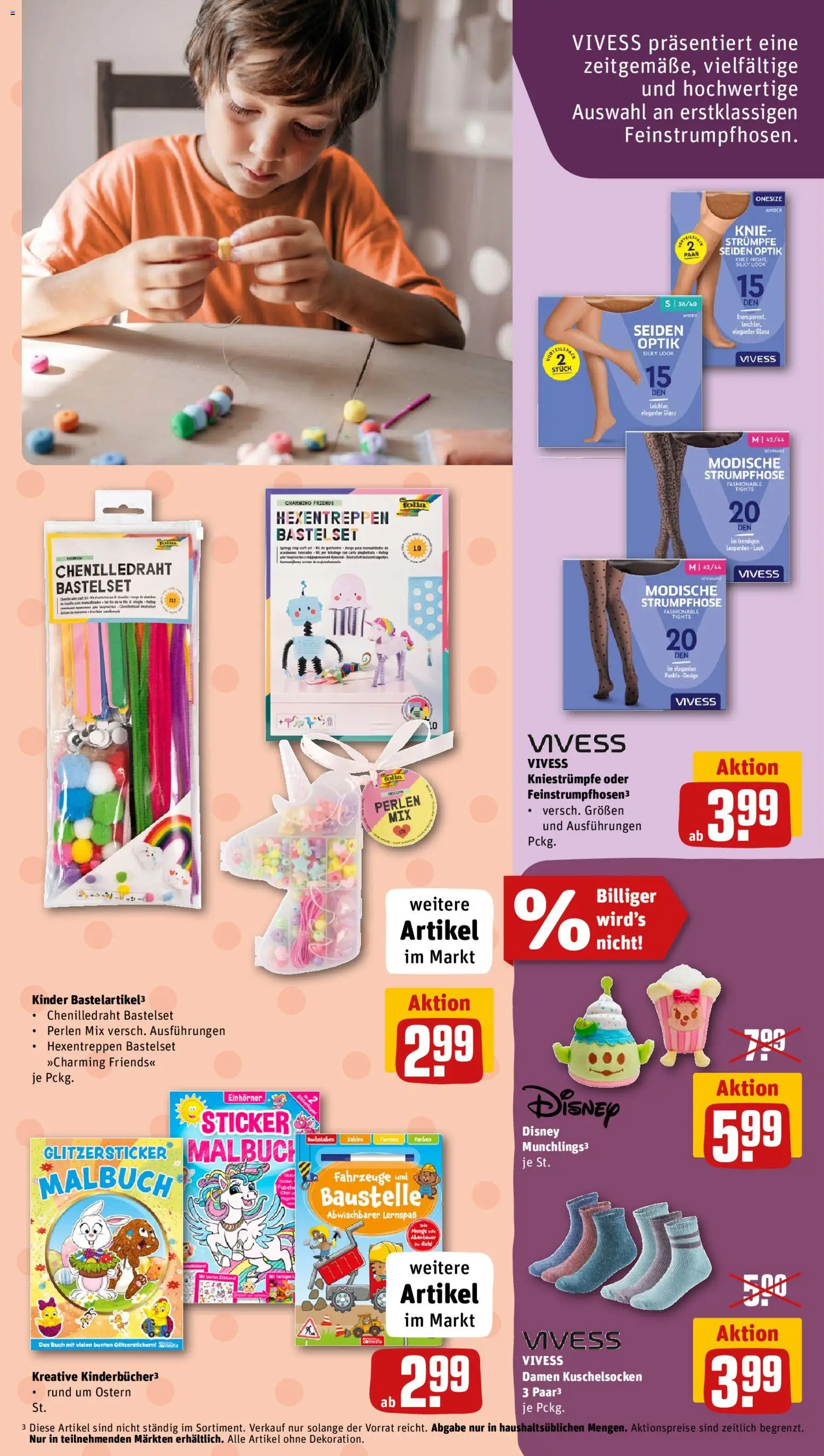 Rewe Prospekt 	 – gültig ab 02.03.2026 | Seite: 29 | Produkte: Strümpfe, Kniestrümpfe, Strumpfhose