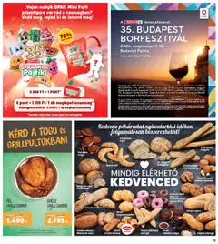 Interspar akciós újság - amely érvényes a következő dátumtól: 2026.08.27. | Oldal: 19 | Termékek: Fánk, Császárzsemle, Kifli, Kakaós csiga