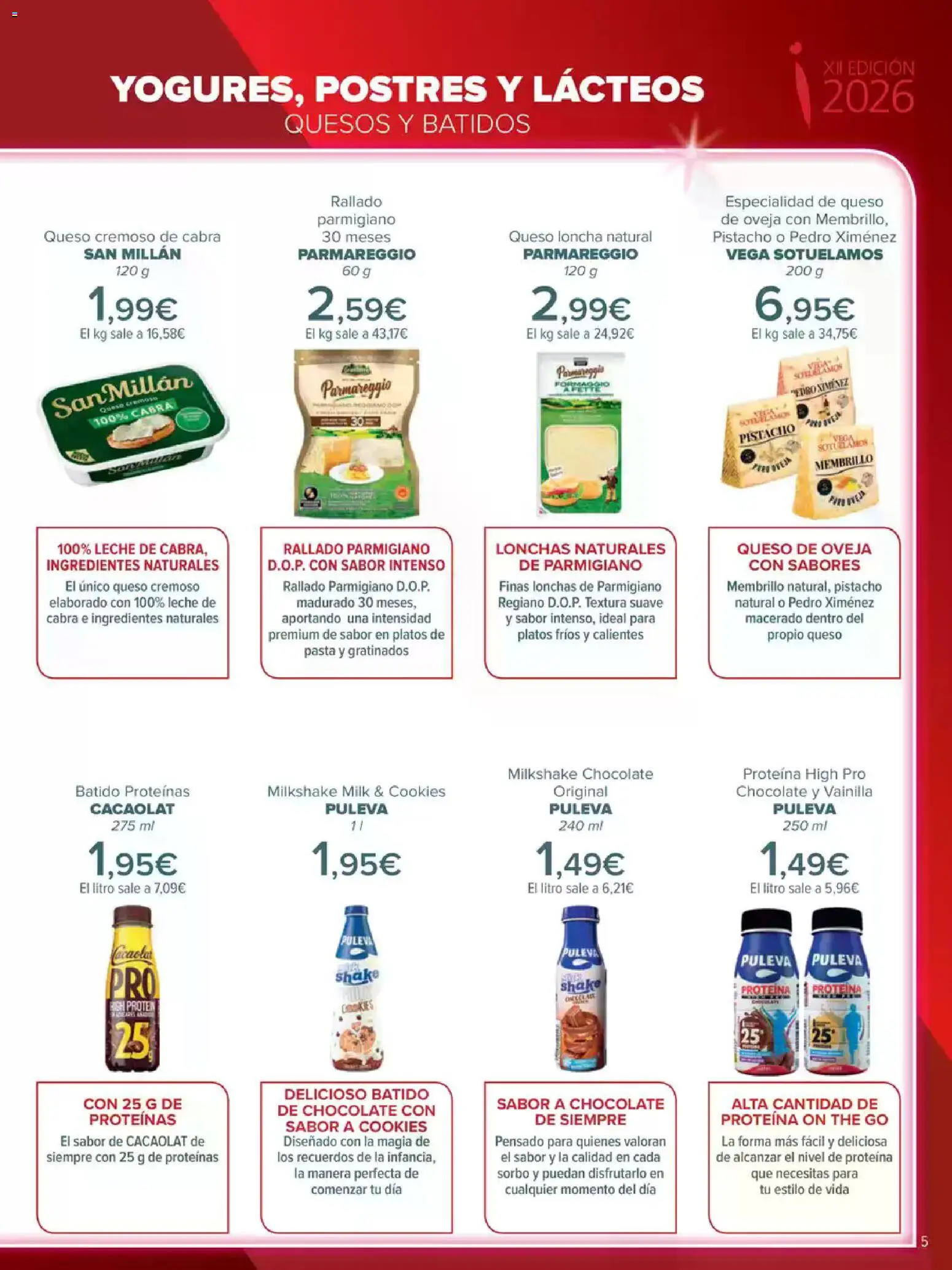 Carrefour Innovación │ válido desde el 05.05.2026 | Página: 5 | Productos: Queso de oveja, Leche, Queso, Chocolate