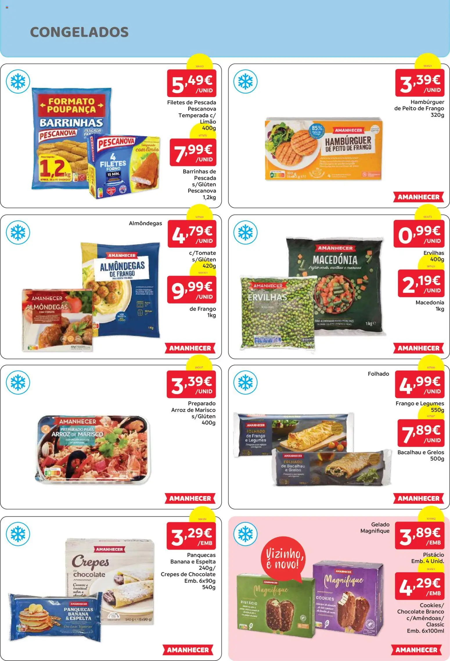 Amanhecer folheto Madeira │ válido de 29/10/2026 | Página: 5 | Produtos: Peito de frango, Chocolate branco, Frango, Tomate