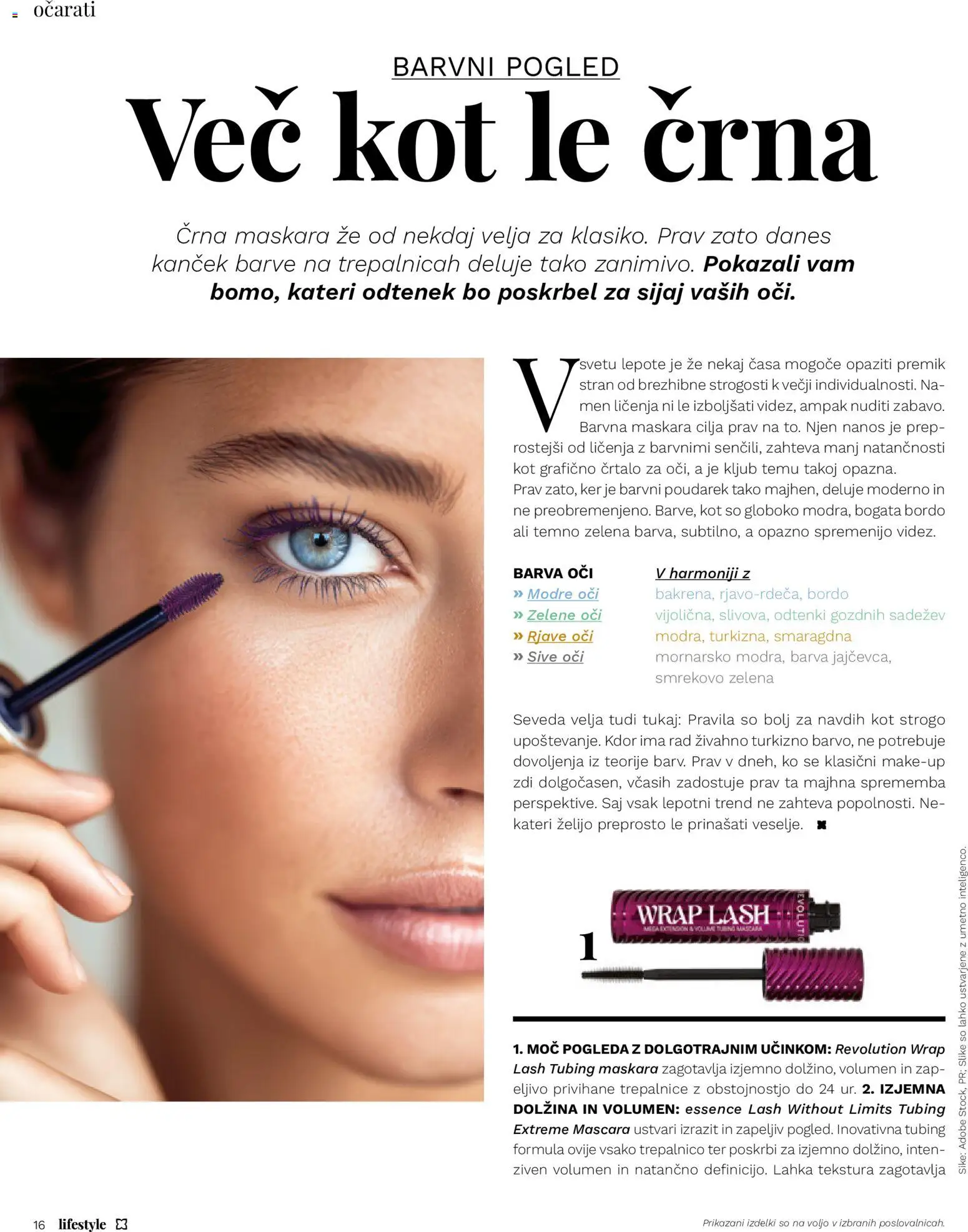 Novi Müller katalog ponudbe – veljaven od 29.09.2026 | Stran: 16 | Izdelki: Maskara, Barva, Zelena