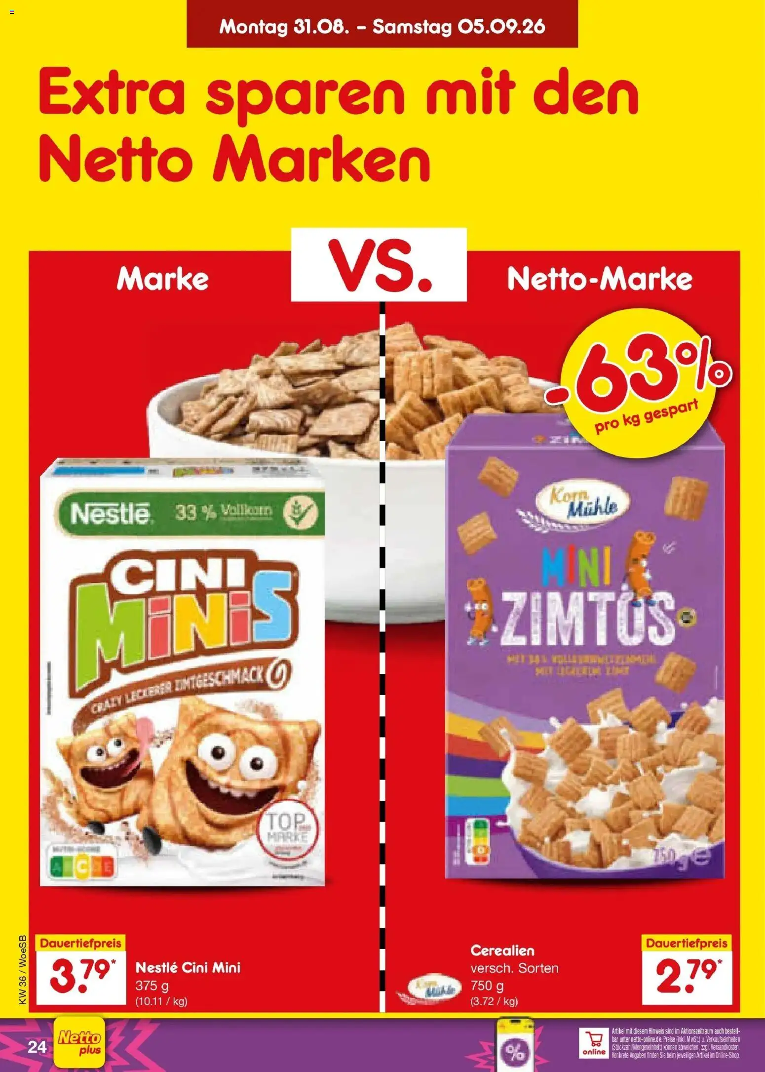 Netto Marken-Discount Prospekt Katzweiler (ab 31.08.2026) » Angebote | Seite: 34 | Produkte: Mühle