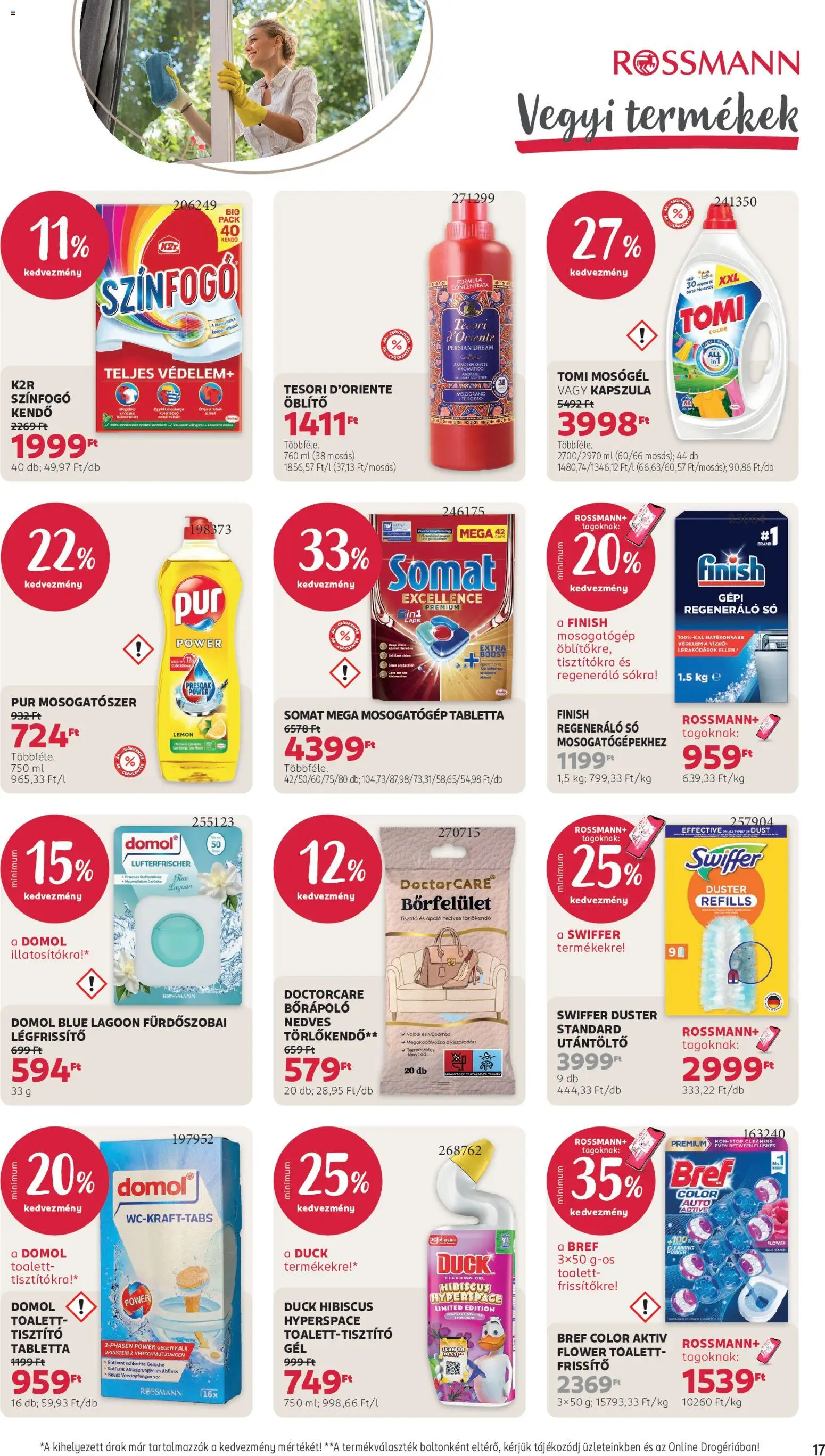 Rossmann akciós ujság - amely érvényes a következő dátumtól: 2026.08.31. | Oldal: 19 | Termékek: Somat, Mosogatógép, Nedves törlőkendő, Gél