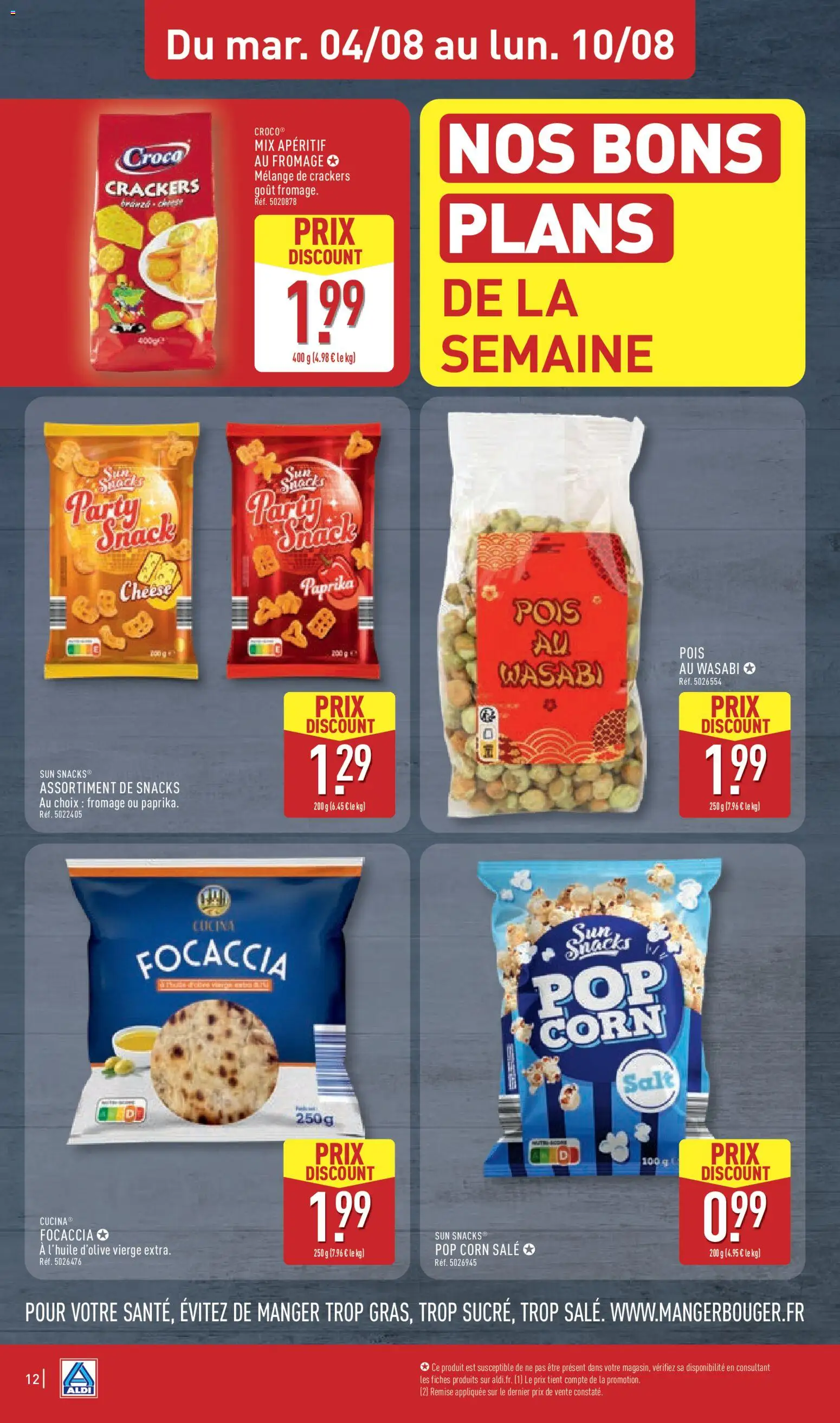 {H1} | Page: 14 | Produits: Apéritif, Paprika, Focaccia, Fromage