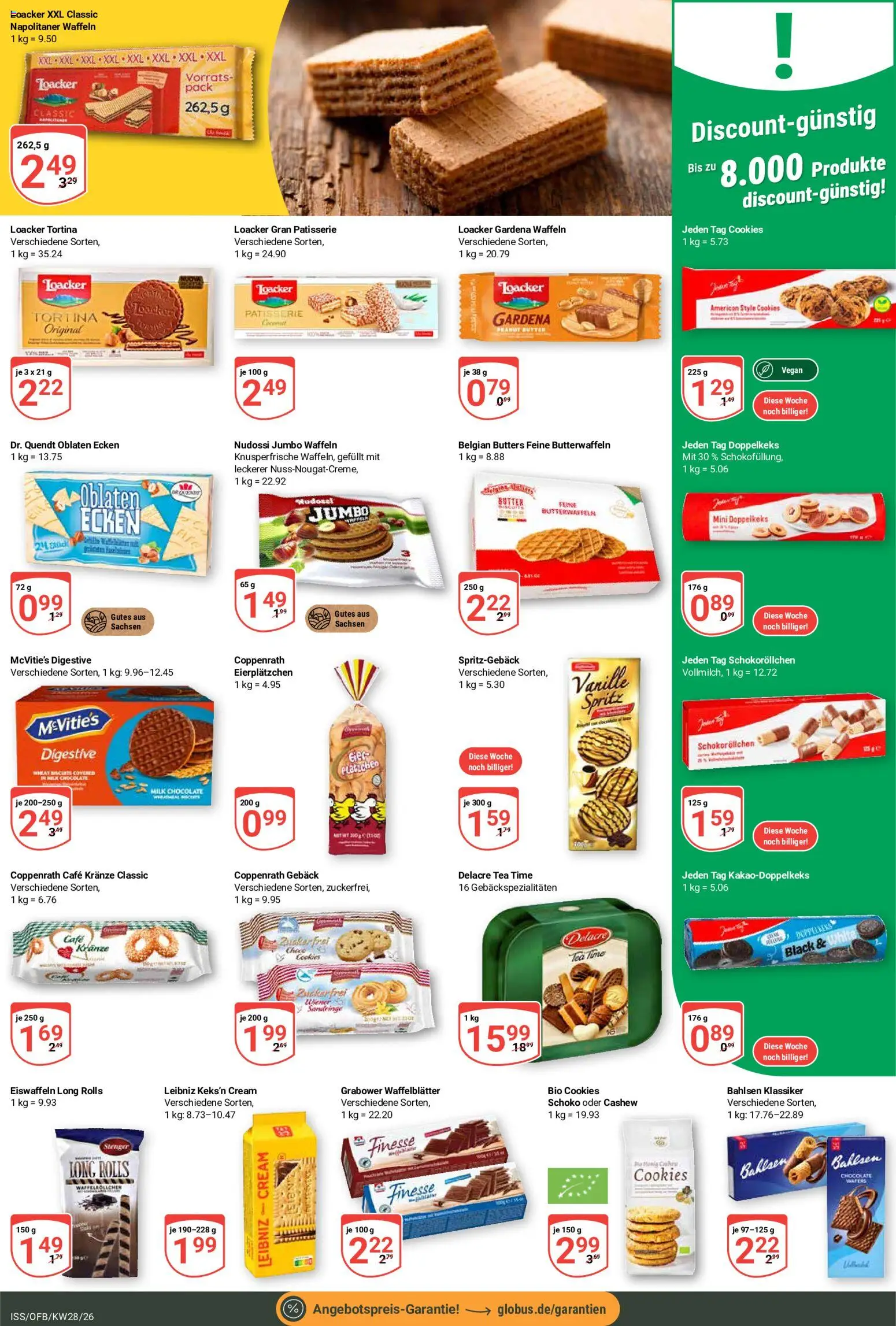 Globus Prospekt – gültig ab 06.07.2026 | Seite: 19 | Produkte: Butter, Waffeln