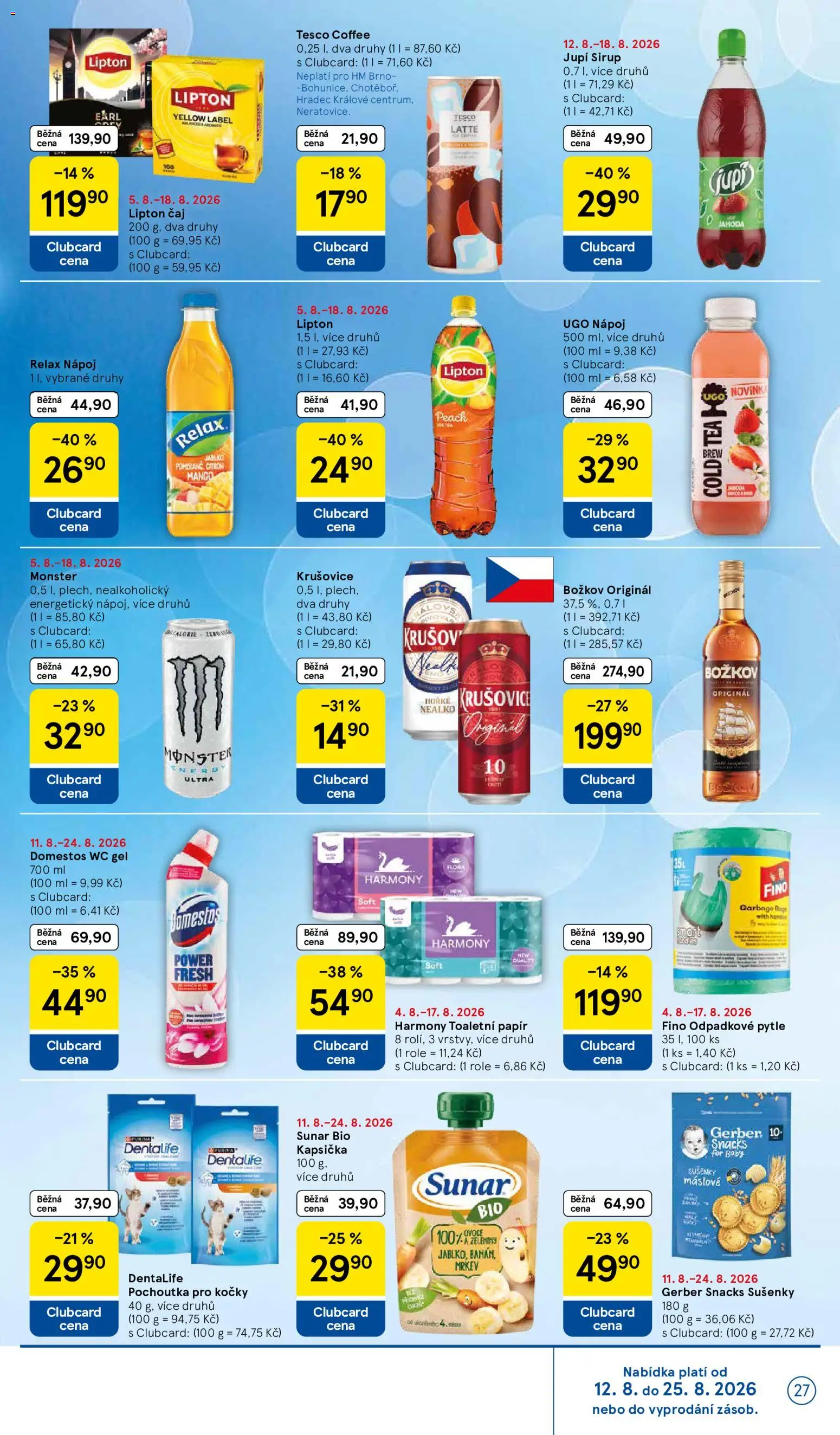 Tesco leták - Hypermarket od 12.08.2026 | Strana: 27