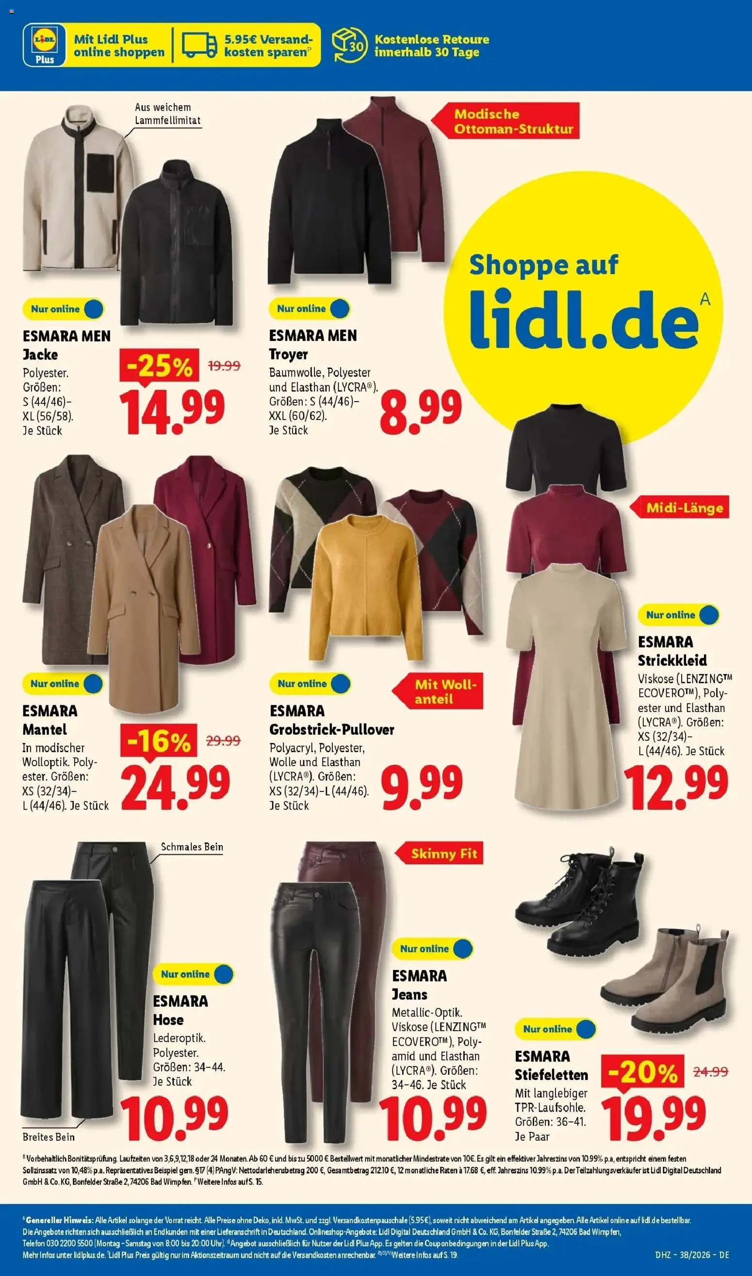 Lidl Prospekt Braunschweig (ab 14.09.2026) zum Blättern » Angebote | Seite: 31 | Produkte: Bad, Pullover, Jacke, Hose