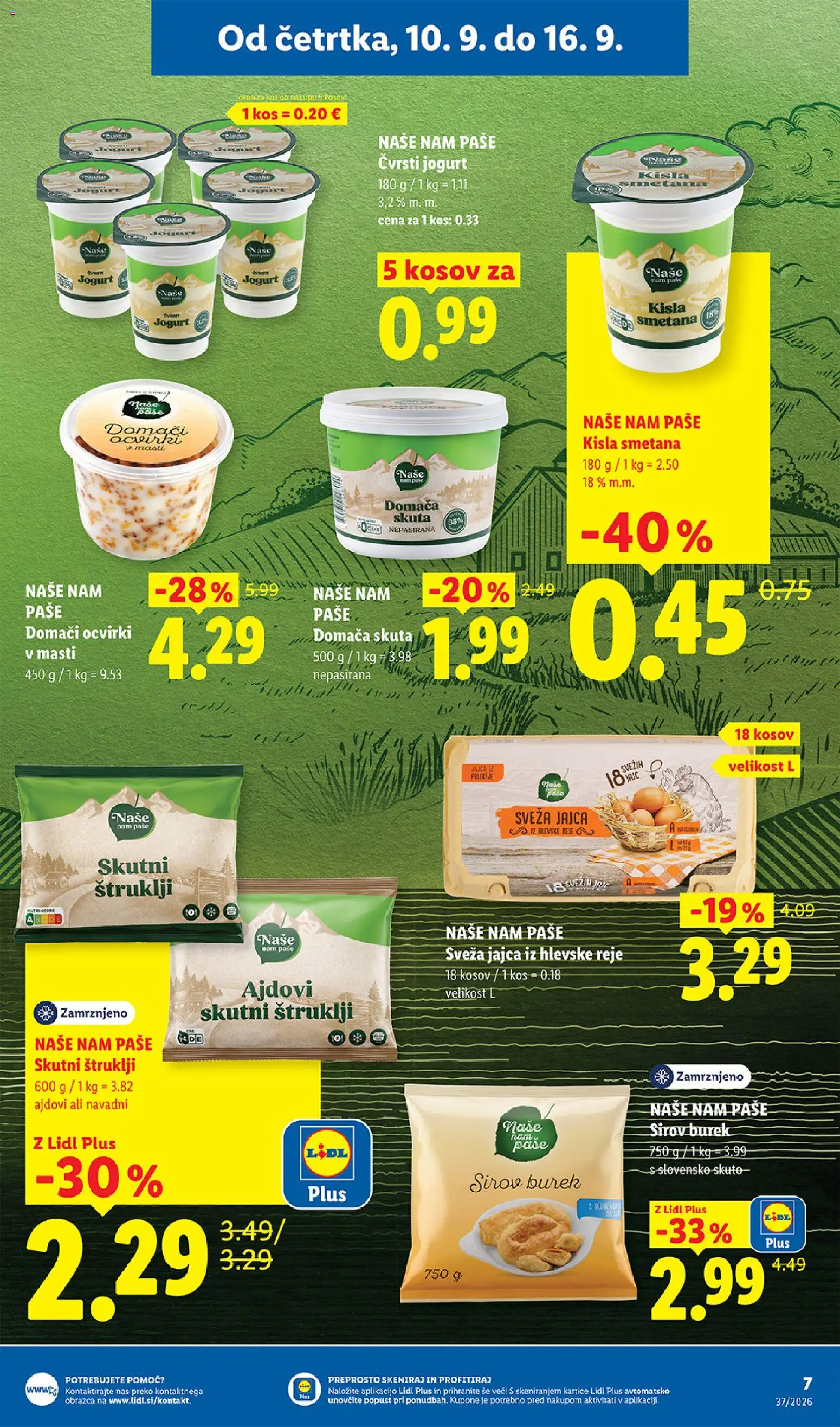 Novi Lidl katalog ponudbe – veljaven od 10.09.2026 | Stran: 7