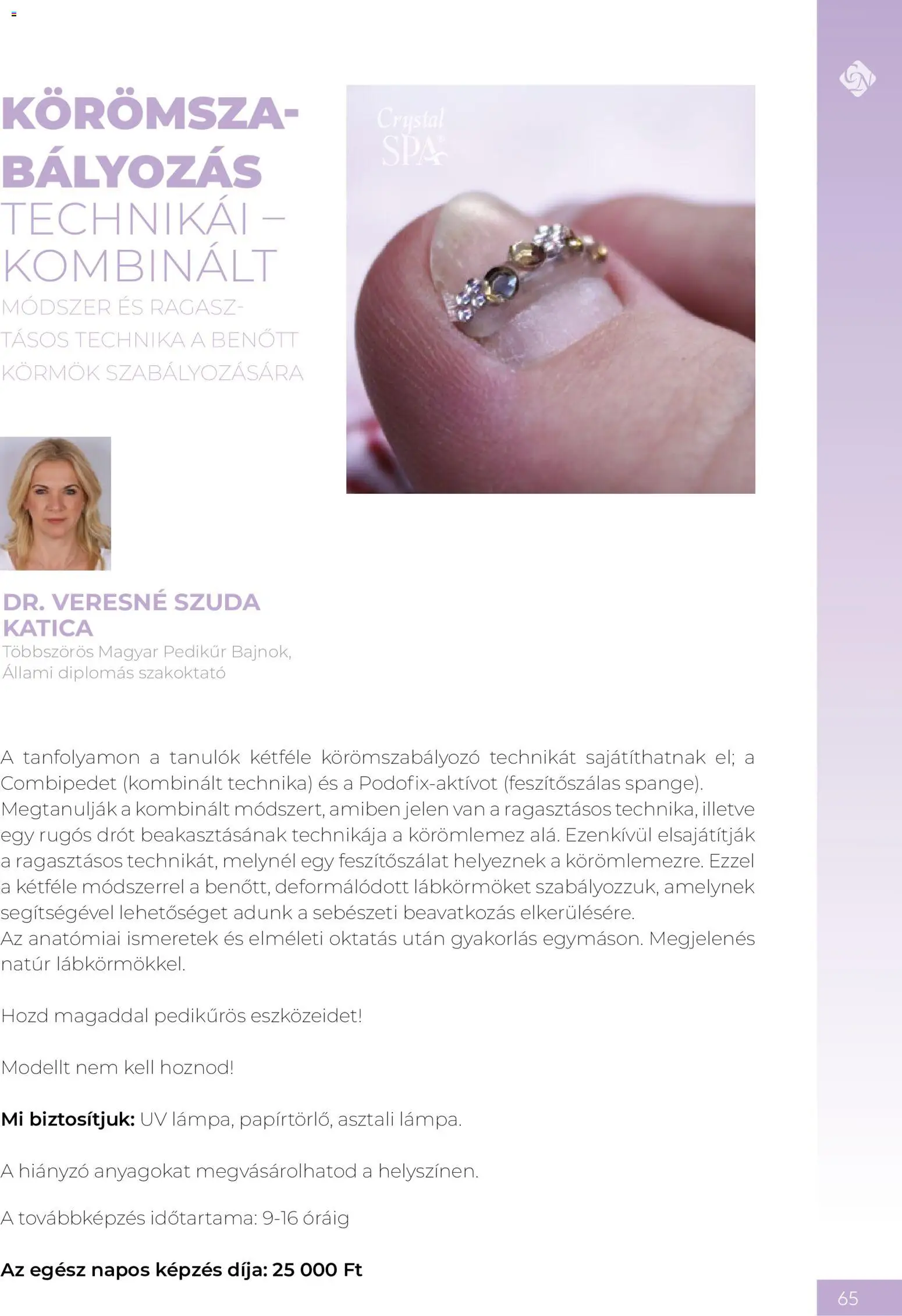 Crystal Nails akciós ujság - amely érvényes a következő dátumtól: 08.06.2026 | Oldal: 65