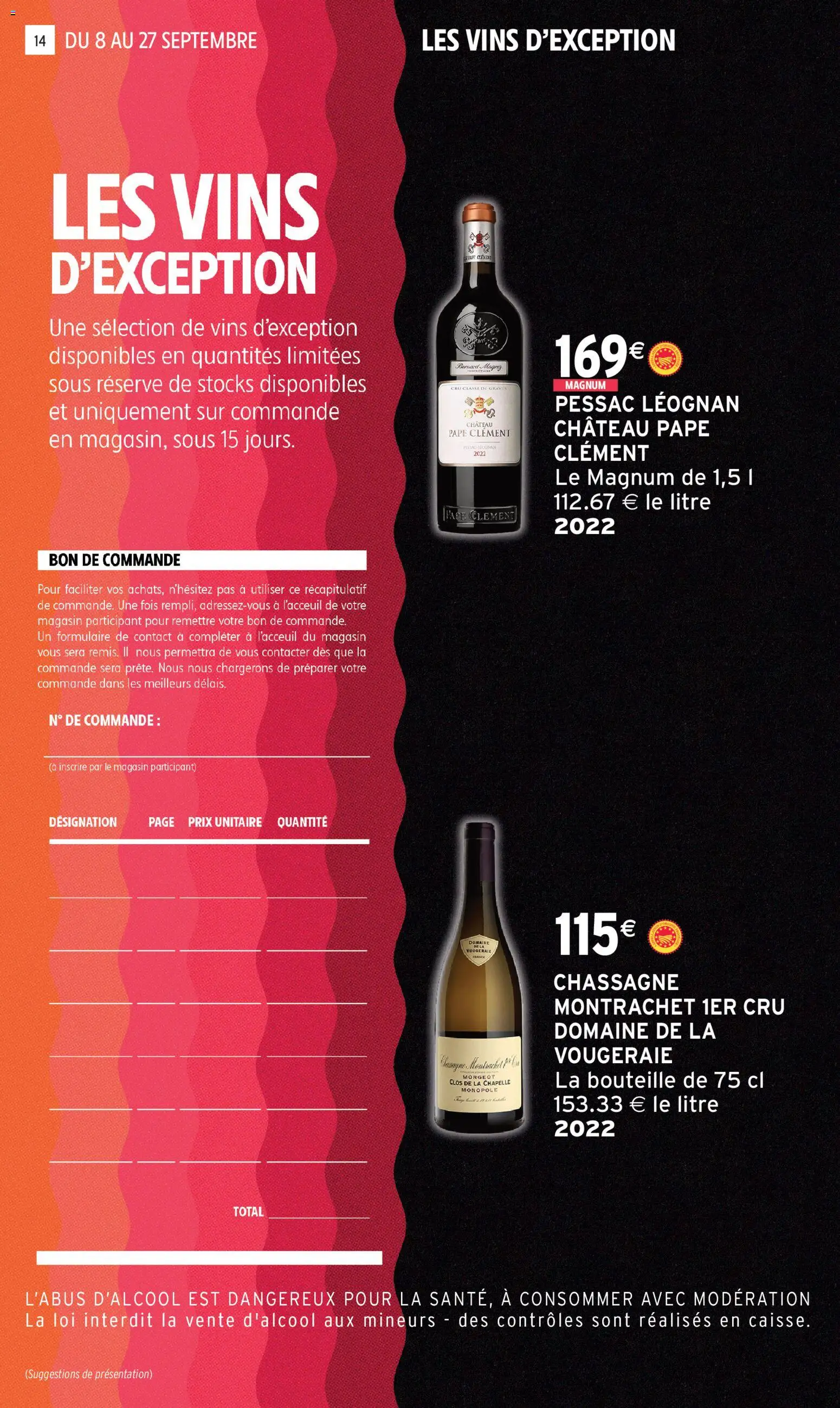 {H1} | Page: 14 | Produits: Bouteille, Magnum