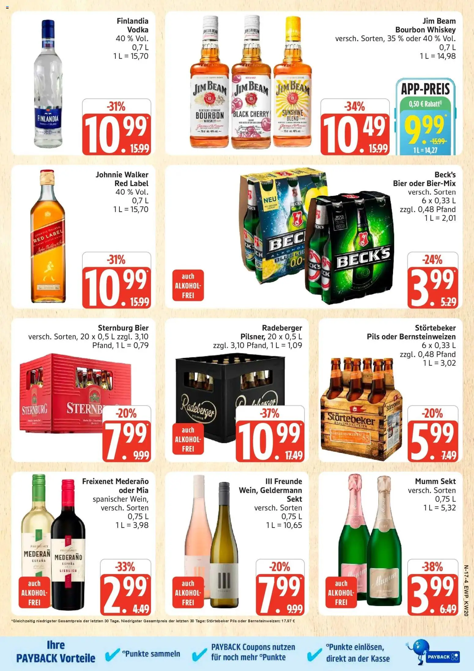 Marktkauf Prospekt Rostock	 – gültig ab 10.05.2026 | Seite: 17 | Produkte: Mumm sekt, Jim beam, Sekt, Vodka
