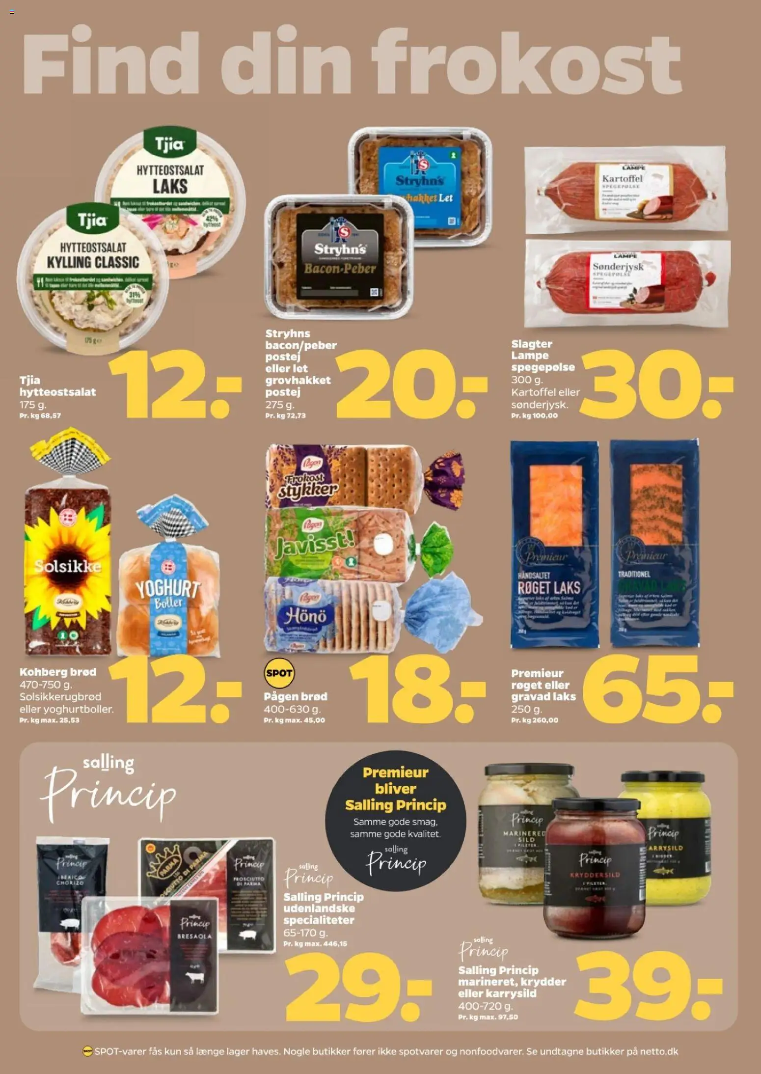 Netto tilbudsavis – gyldig fra 24/10/2026 | Side: 17 | Produkter: Yoghurt, Brød, Lampe, Laks