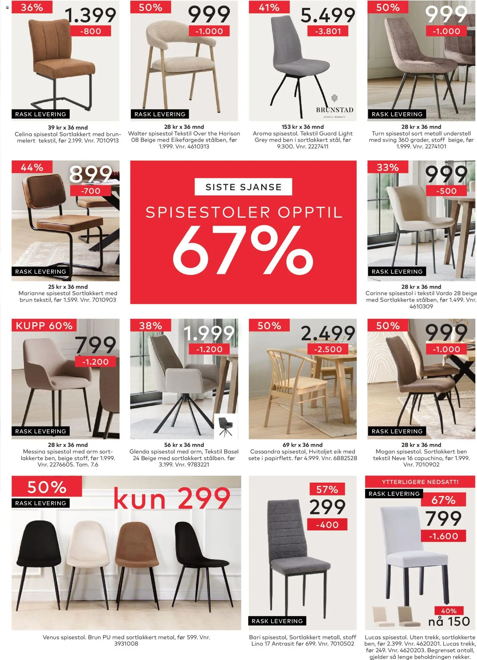 {H1} | Side: 15 | Produkter: Spisestol