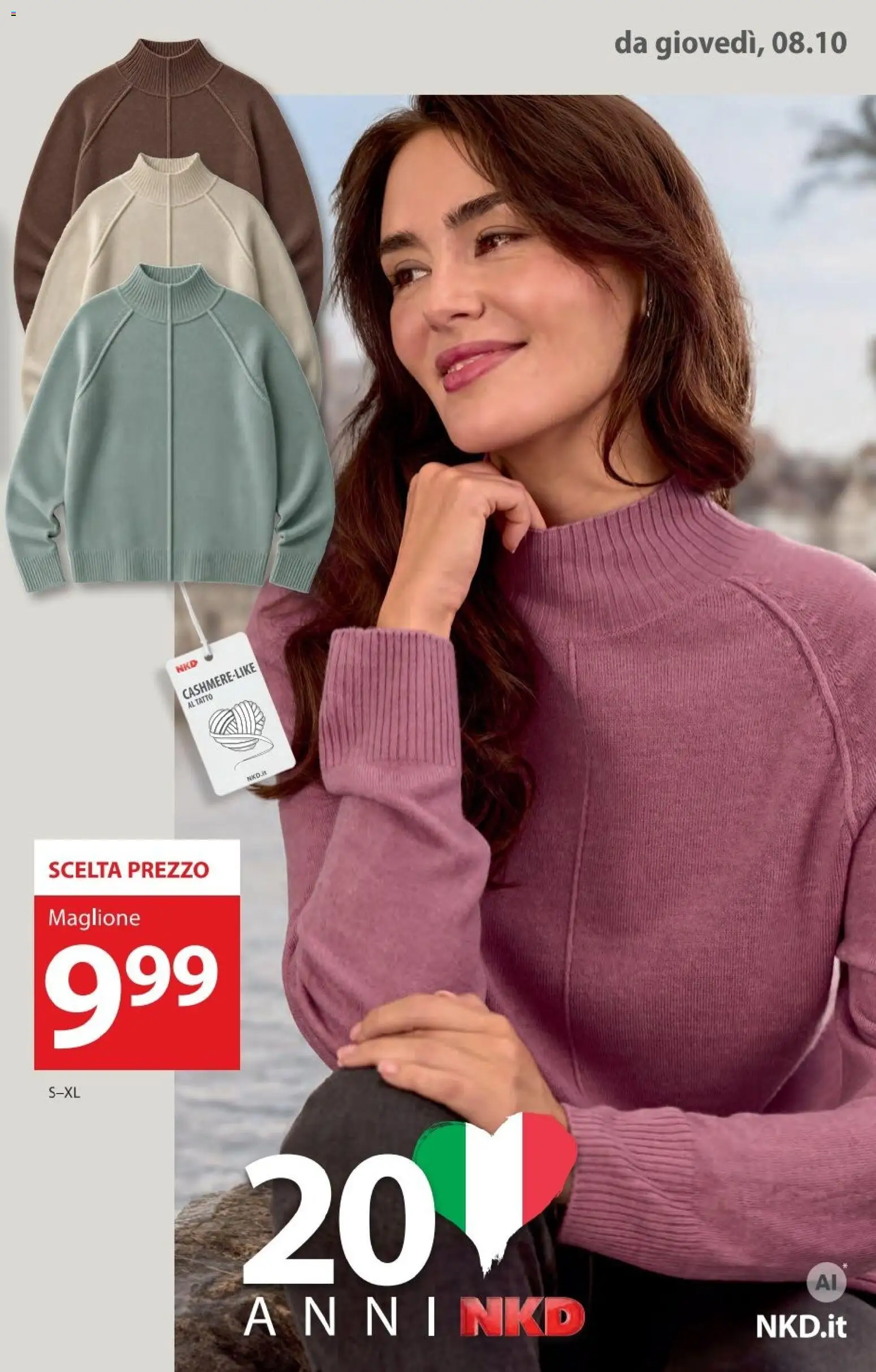 Volantino NKD del 08/10/2026 | Pagina: 3 | Prodotti: Maglione