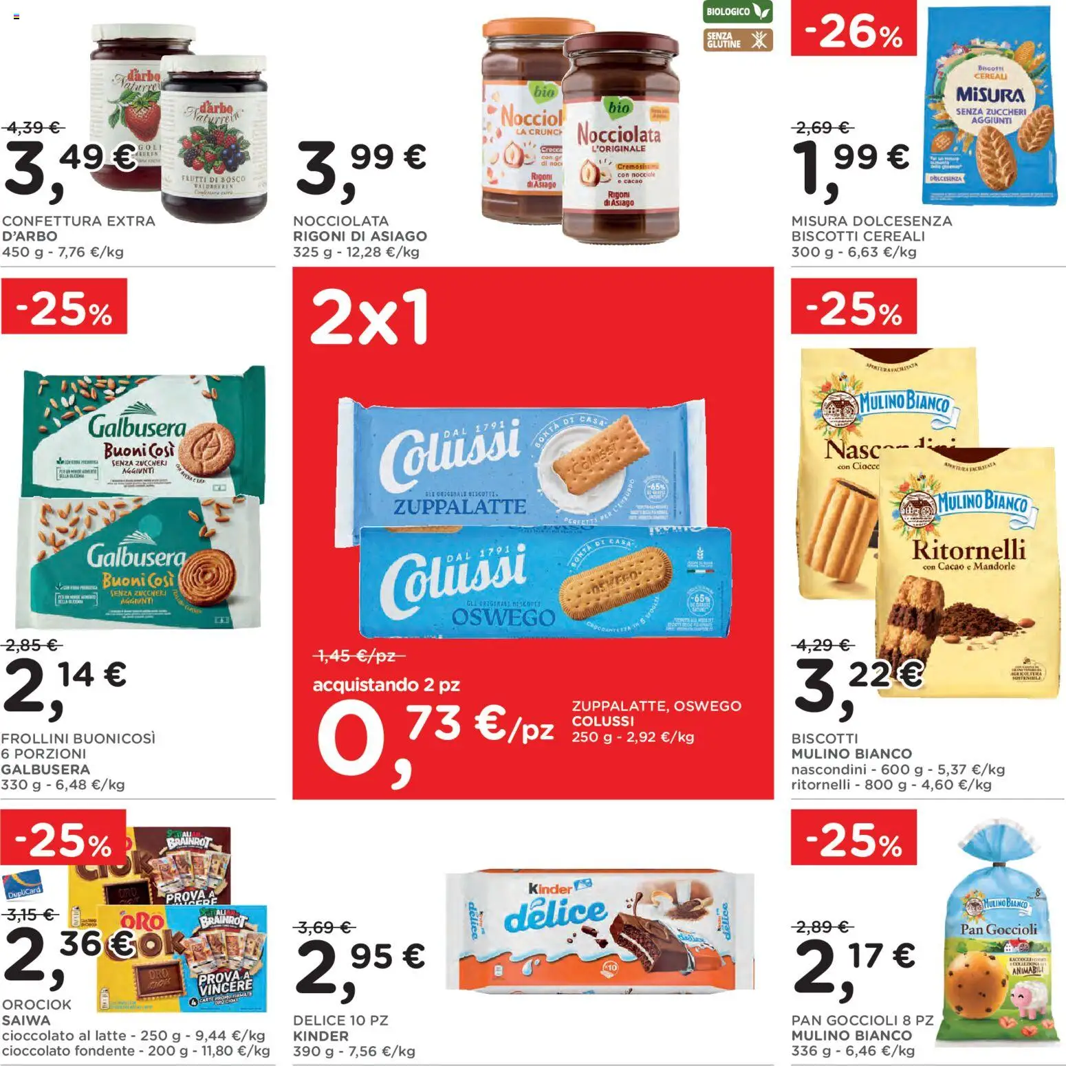 Volantino Poli del 14/10/2026 | Pagina: 19 | Prodotti: Frutti di bosco, Biscotti, Latte, Frollini
