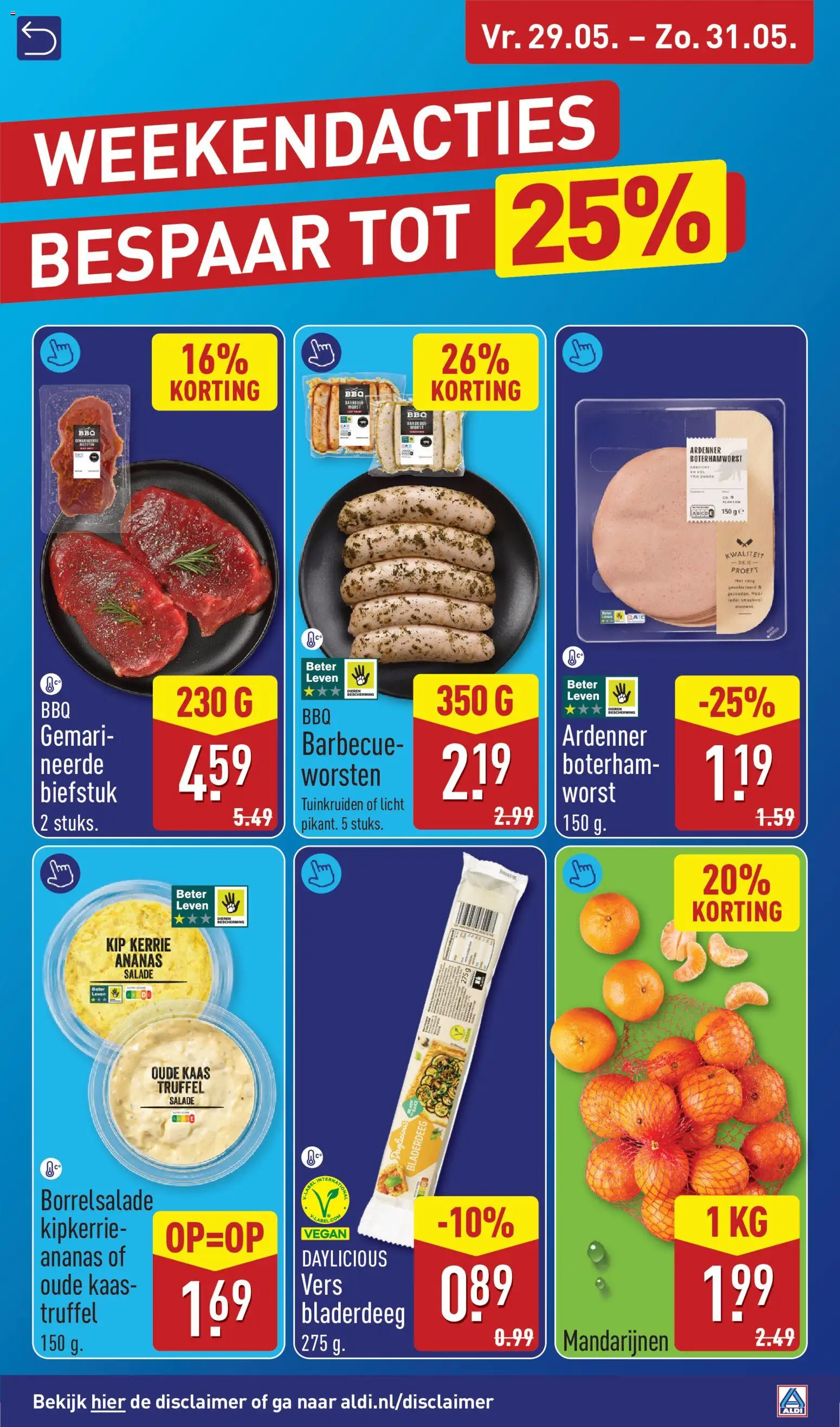 {H1} | Pagina: 67 | Producten: Kaas, Mandarijnen, Salade, Kip