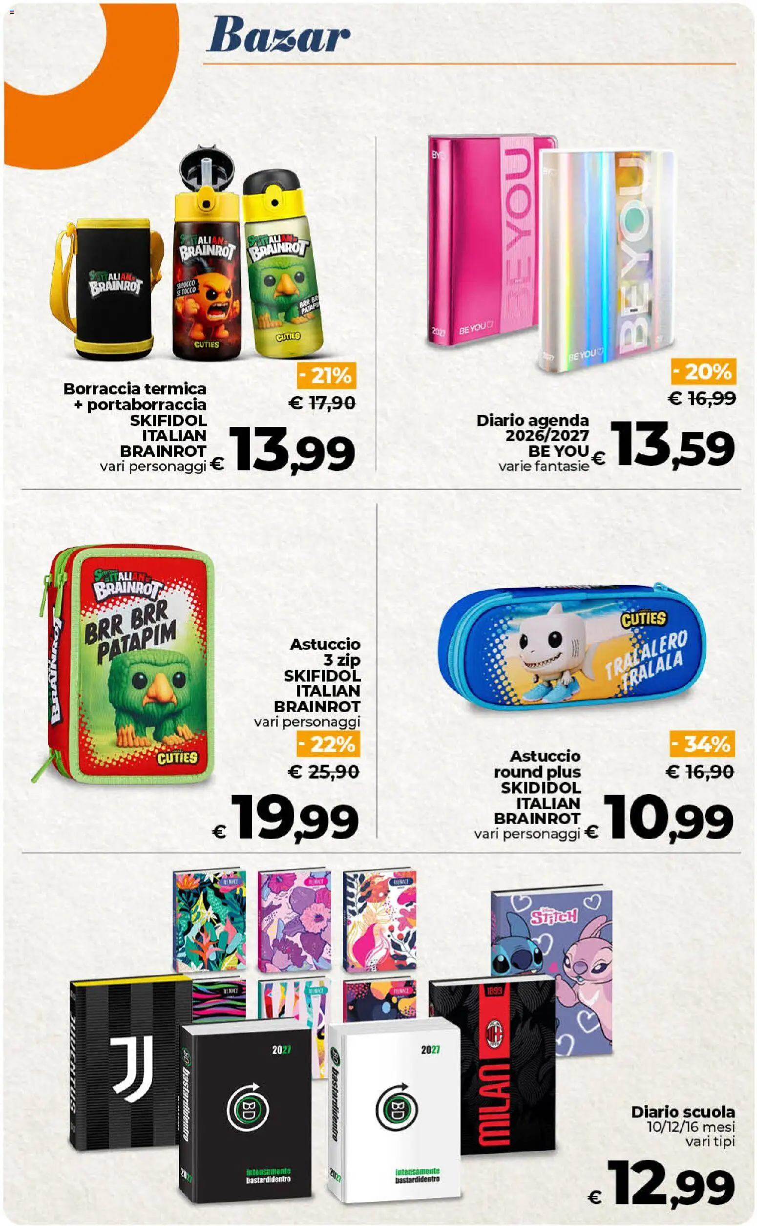 Volantino Ipercoop del 21/08/2026 | Pagina: 55 | Prodotti: Astuccio, Borraccia
