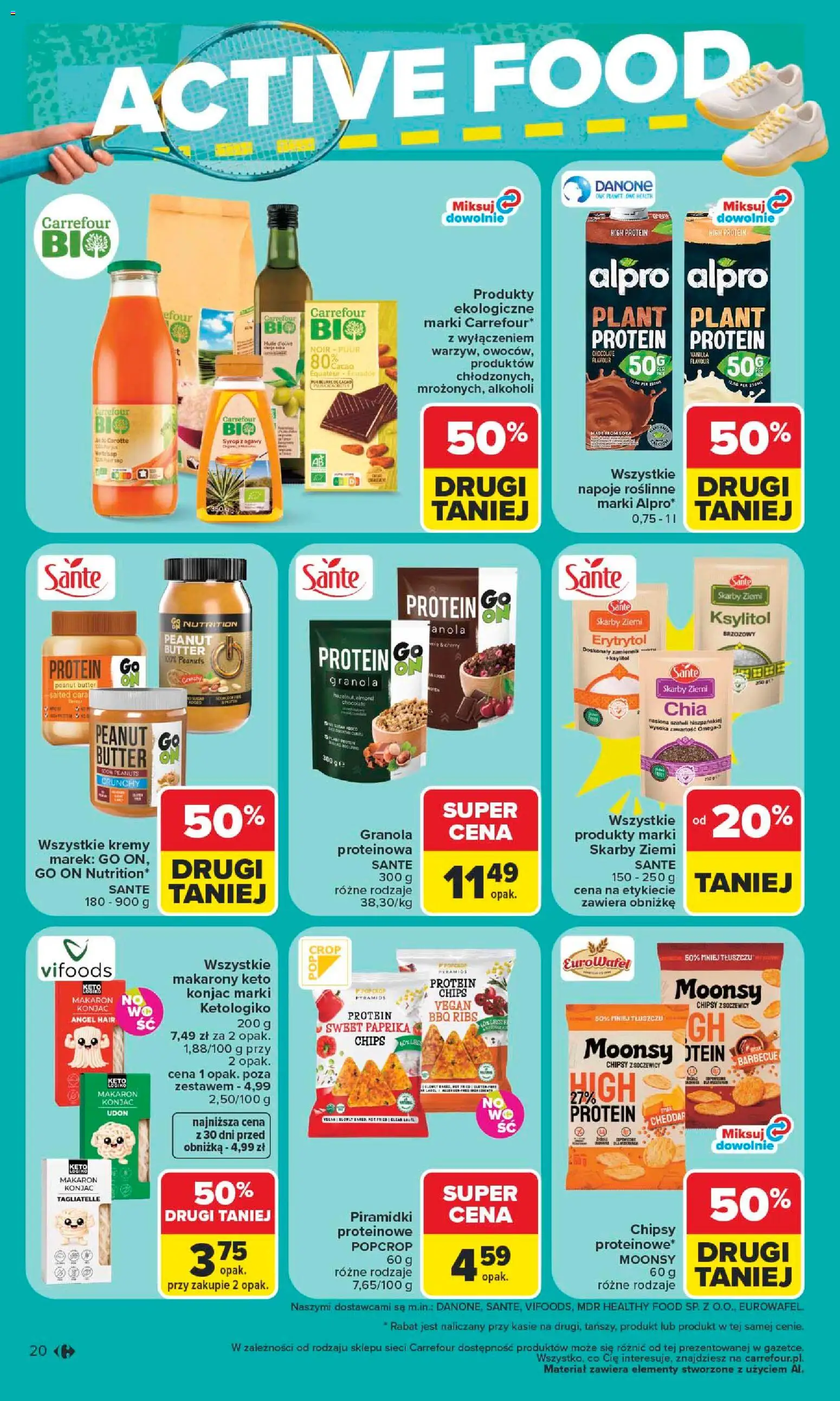 Carrefour gazetka - Latem jest pięknie od 06.07.2026 | Strona: 20 | Produkty: Chipsy, Por, Nasiona, Tagliatelle