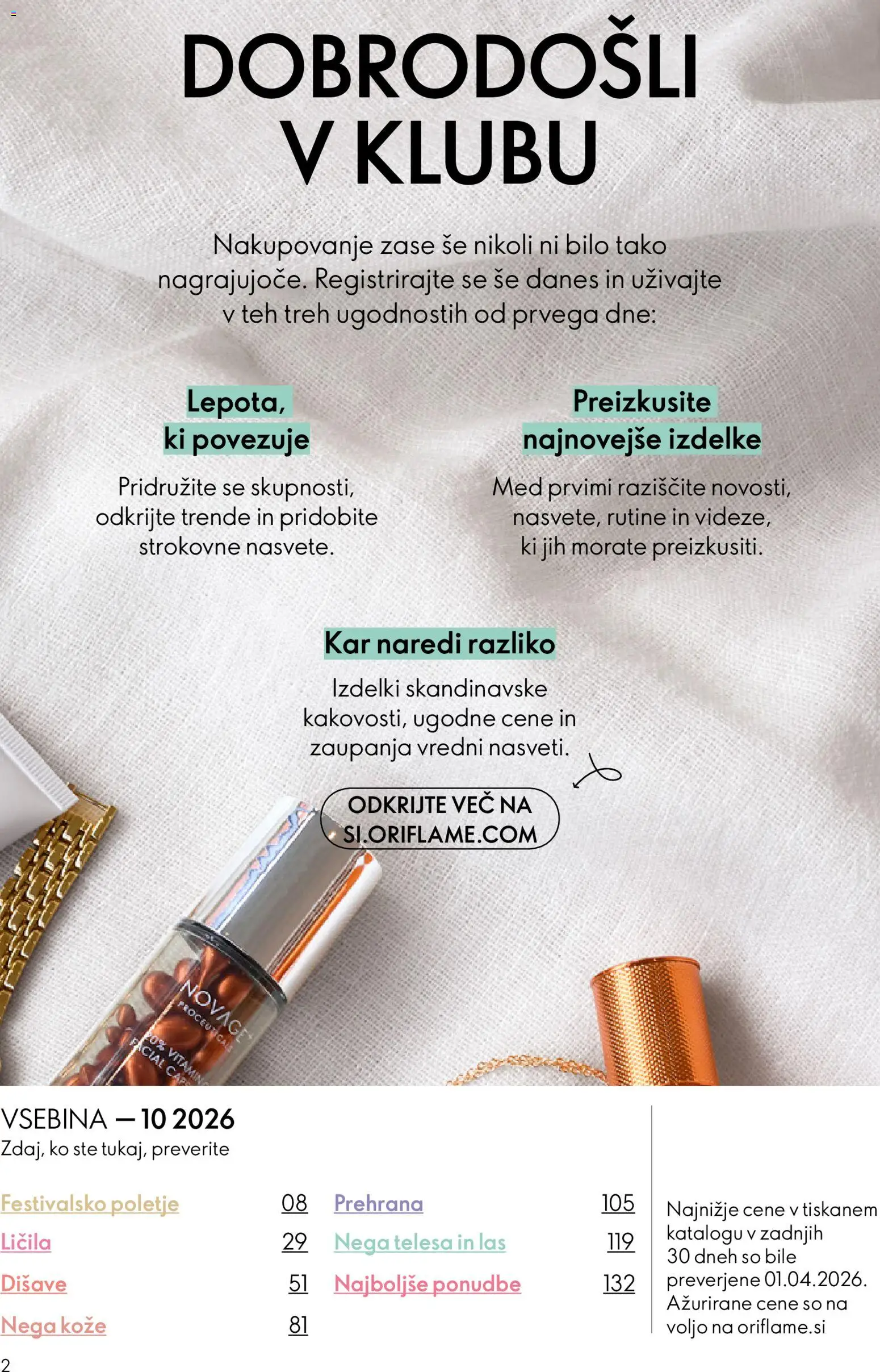 Novi Oriflame katalog ponudbe – veljaven od 15.07.2026 | Stran: 2