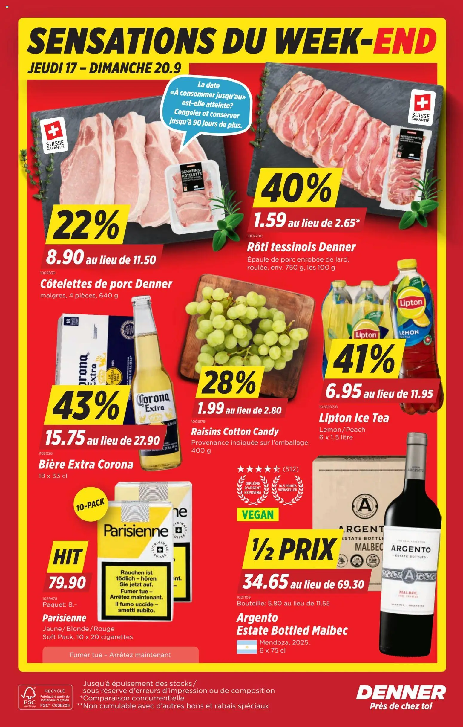 Denner aktionen FR – gültig ab 17.09.2026 | Seite: 22