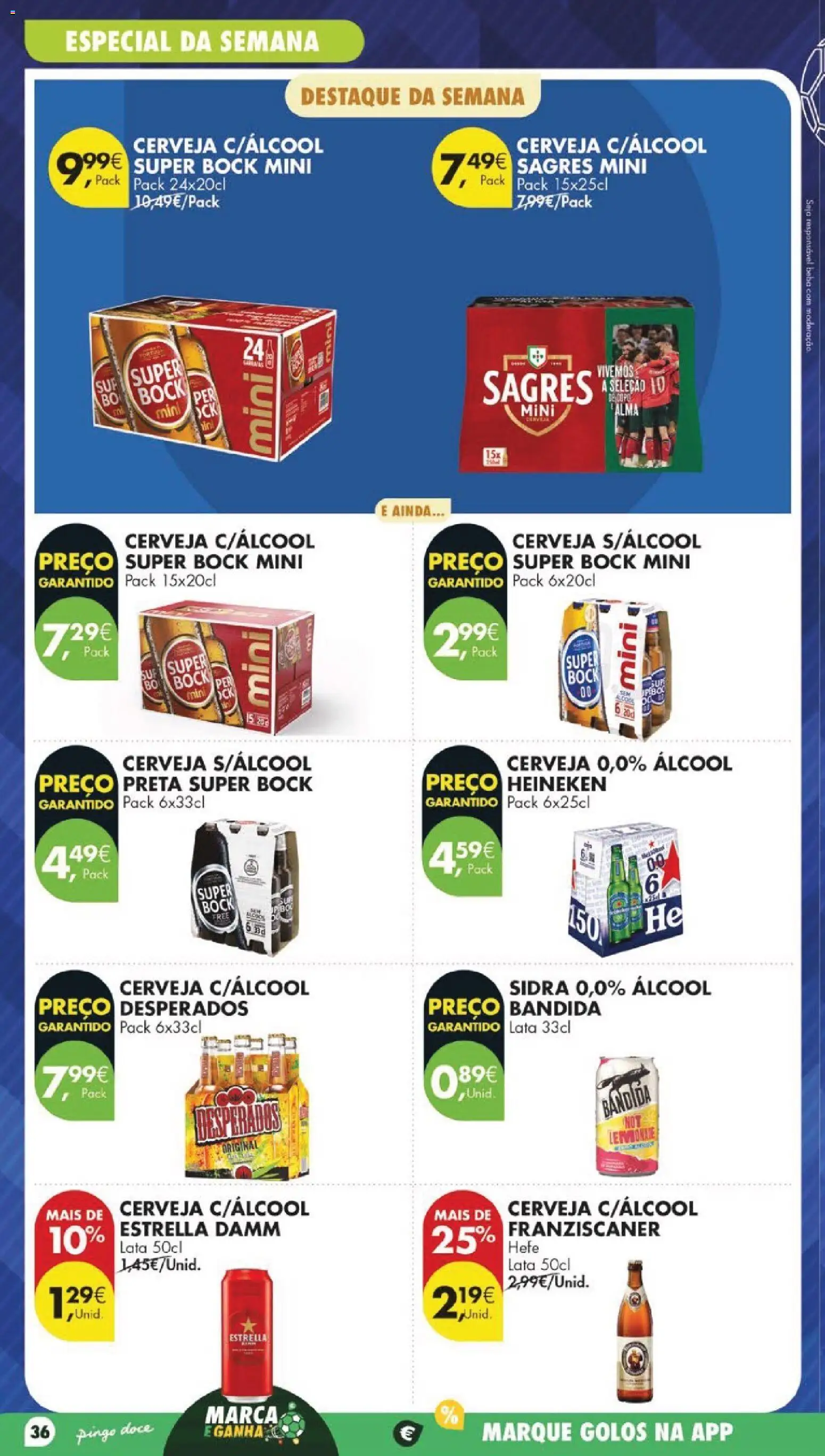 Pingo Doce folheto │ válido de 07/07/2026 | Página: 40 | Produtos: Super bock, Cerveja