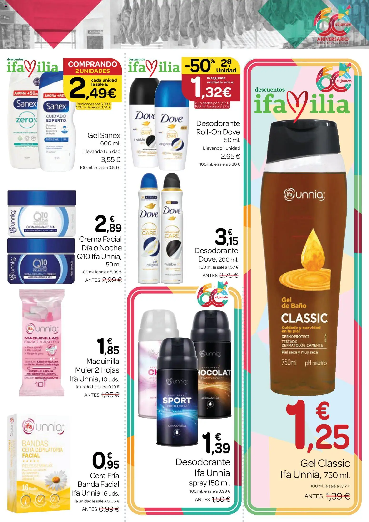Supermercados El Jamón folleto │ válido desde el 27/08/2026 | Página: 37 | Productos: Crema facial, Crema, Crema hidratante, Baño