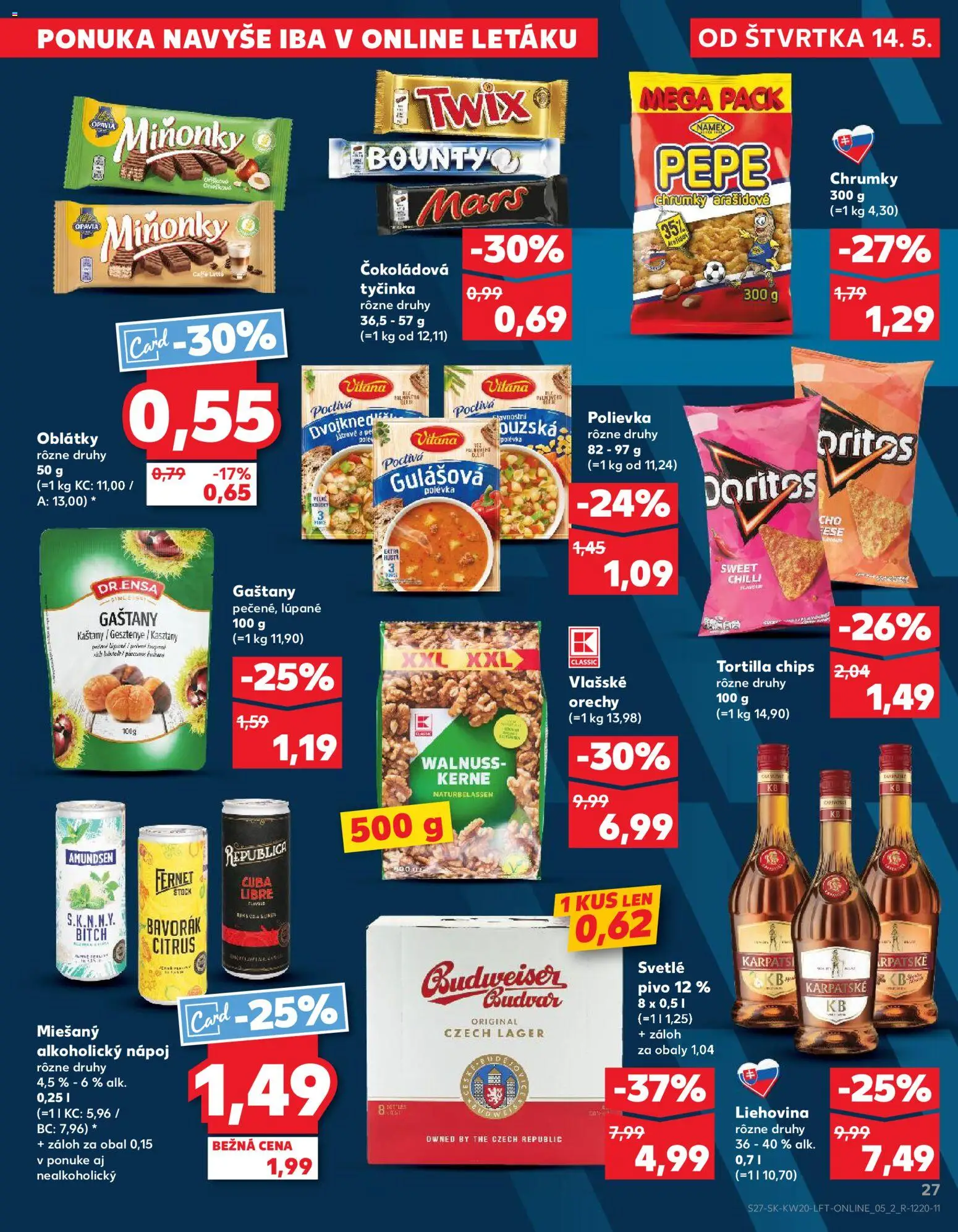 Nové Kaufland akcie – leták je platný od 14.05.2026 | Strana: 27