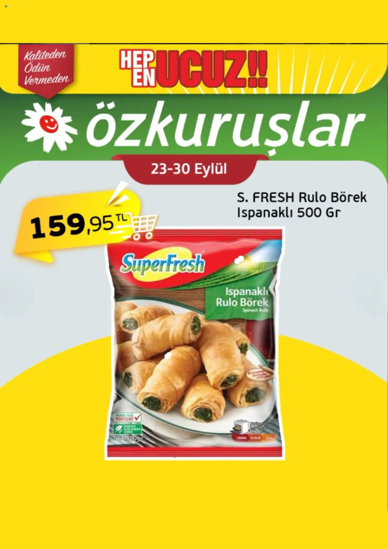 Özkuruşlar Katalog - 25 Eylül 2026 tarihinden itibaren geçerlidir | Sayfa: 2 | Ürünler: Yağ