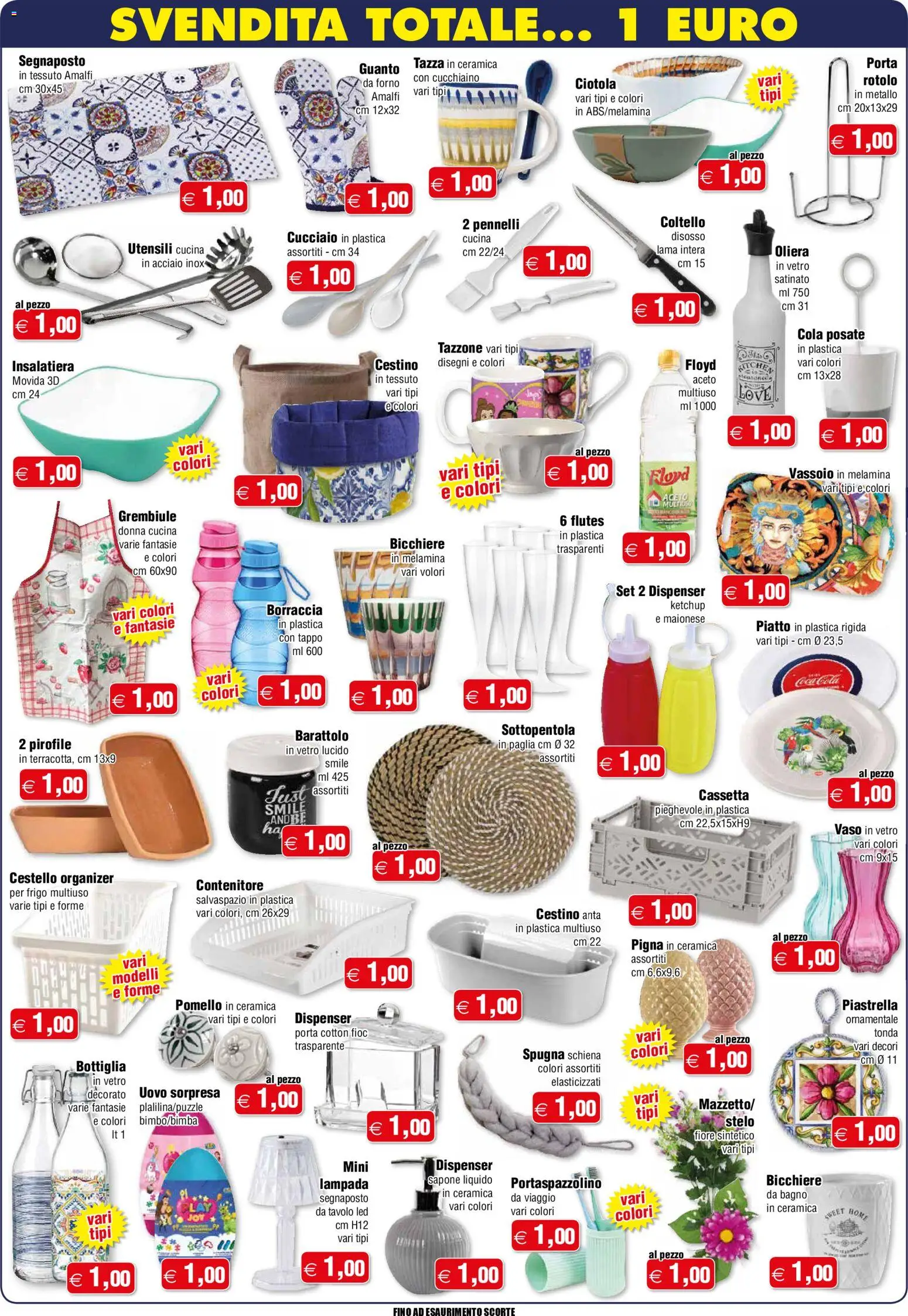 Volantino Magazzini Smart del 22/09/2026 | Pagina: 2 | Prodotti: Spugna, Grembiule, Bottiglia, Sottopentola