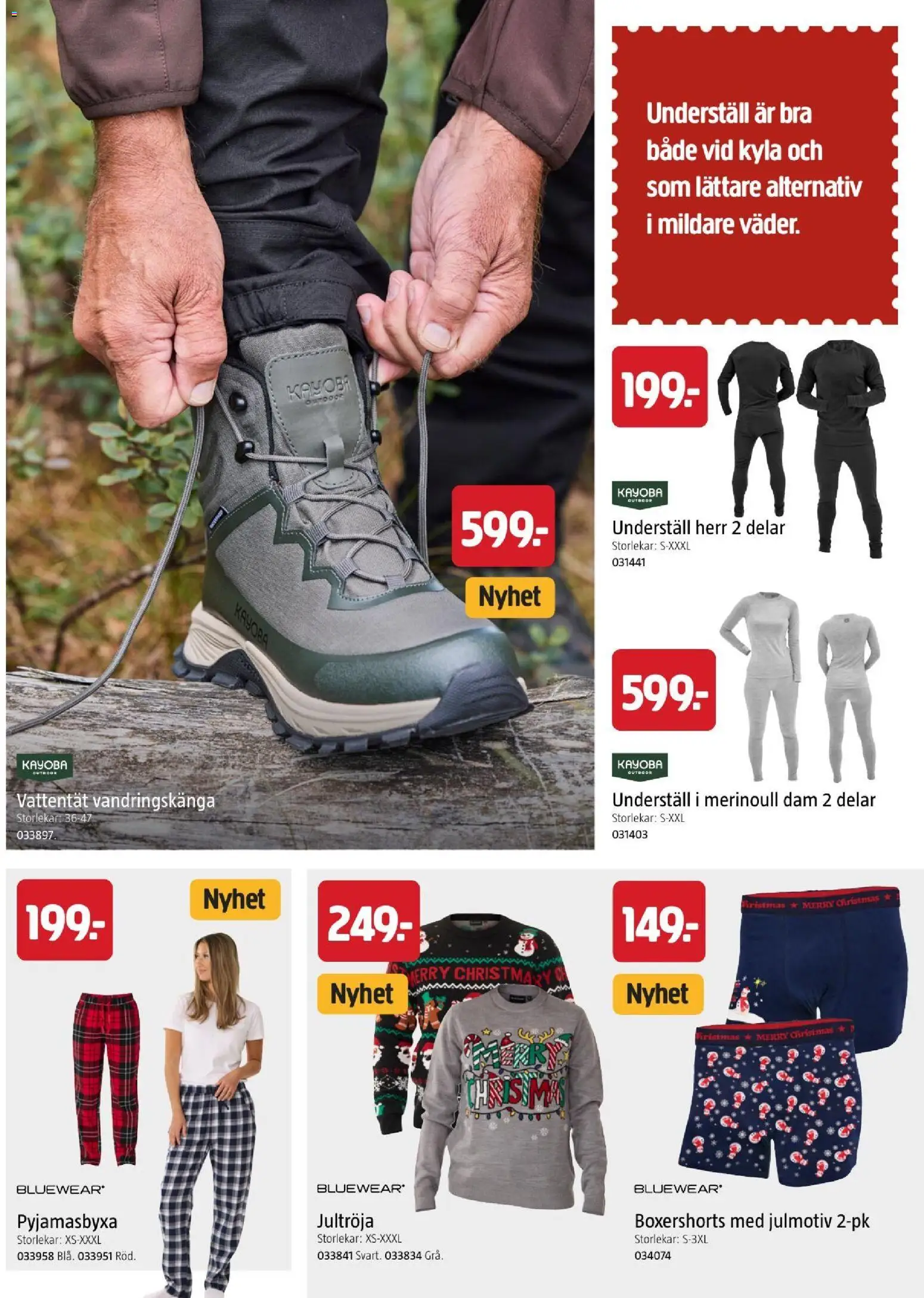Jula reklamblad aktuell från 22/10/2026 | Sida: 45 | Produkter: Boxershorts, Underställ