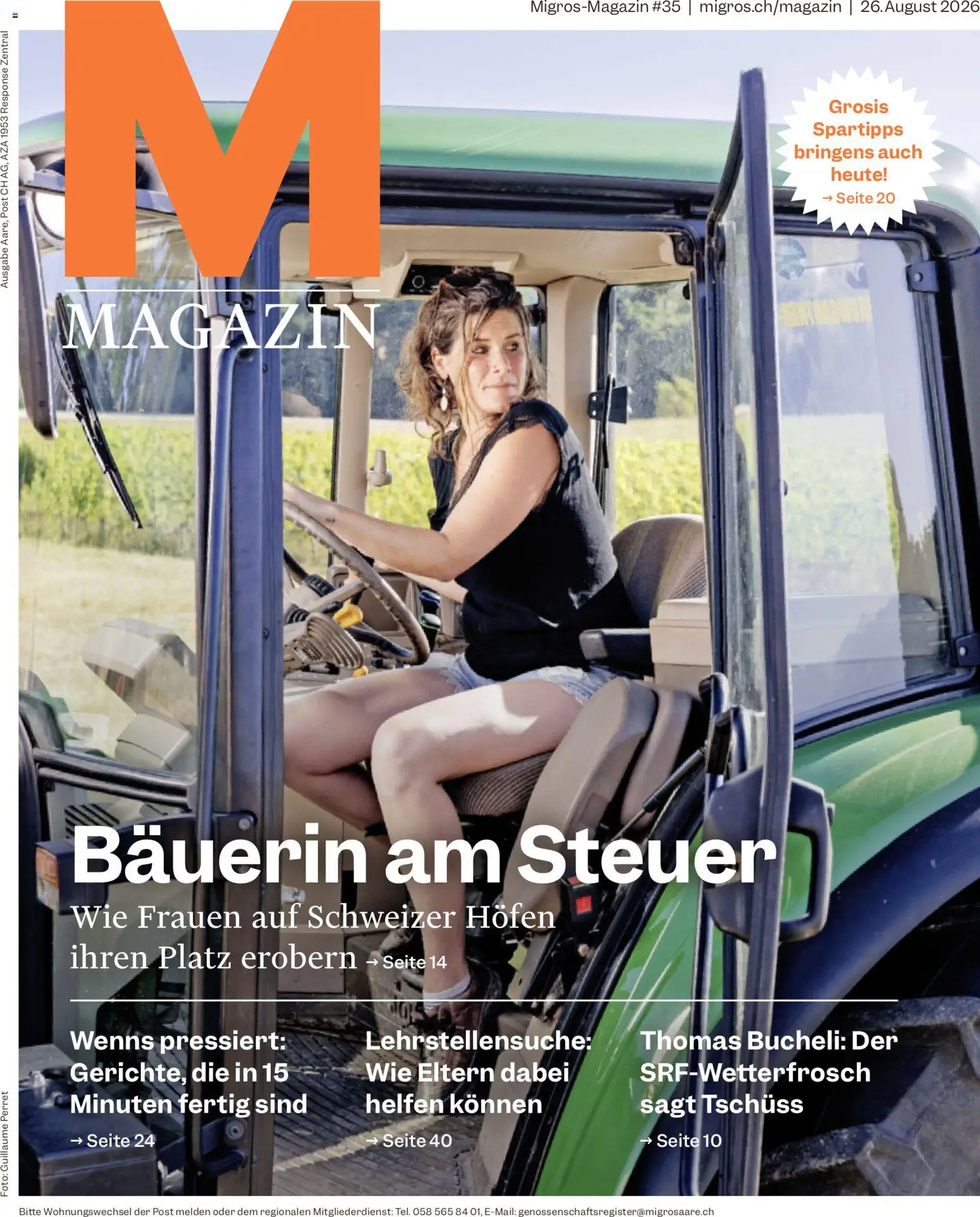 Migros aktionen Magazin – gültig ab 26.08.2026 | Seite: 1