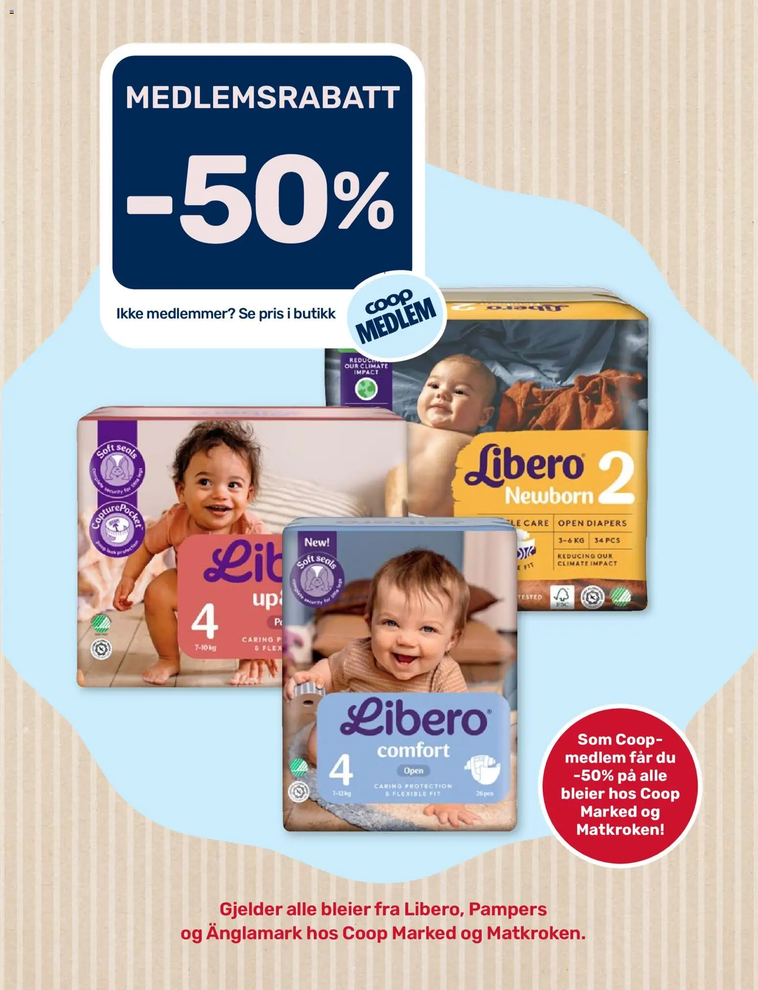 {H1} | Side: 7 | Produkter: Bleier, Pampers