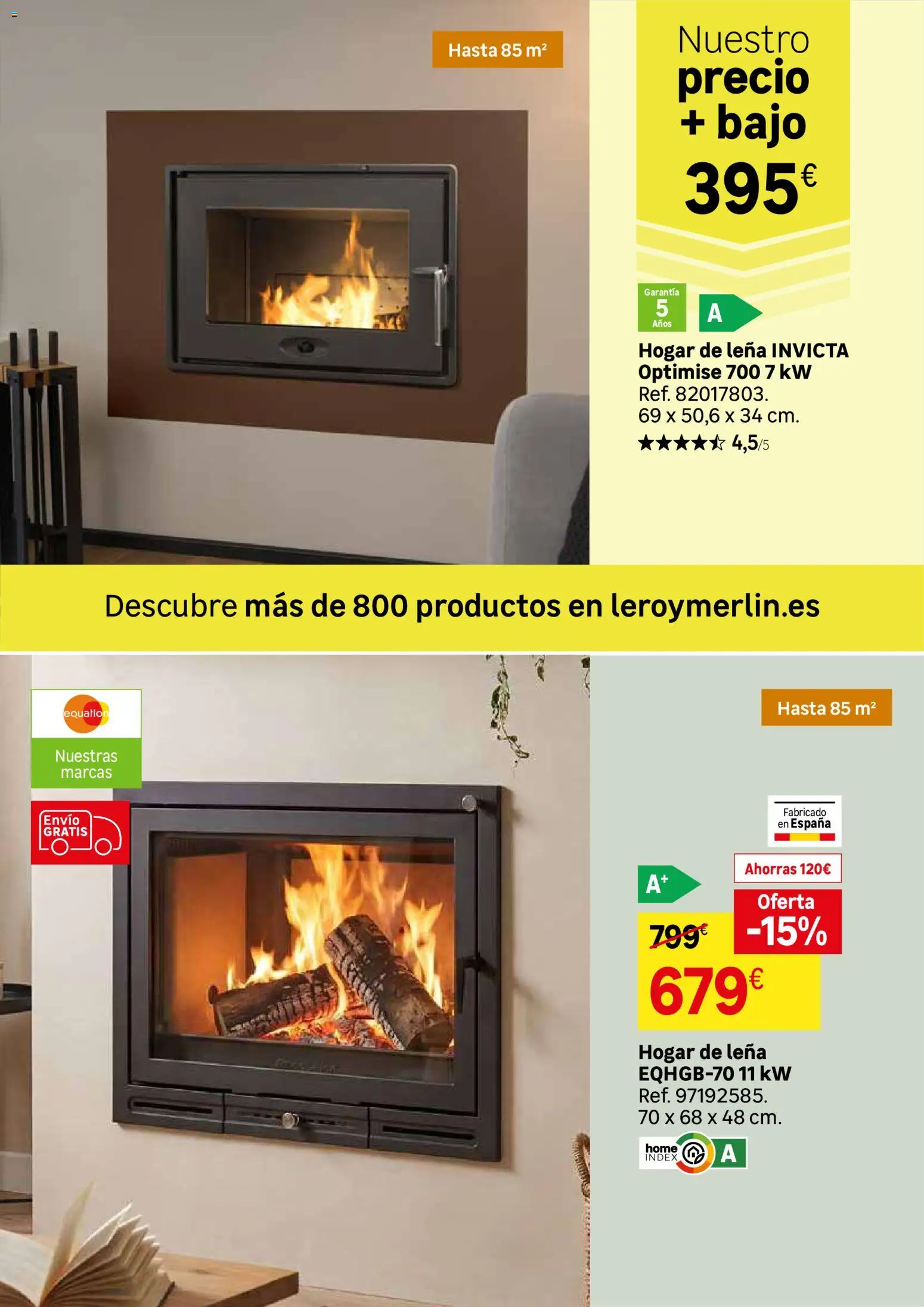 Leroy Merlin Calor en casa y mucho ahorro │ válido desde el 20/10/2026 | Página: 27 | Productos: Leña