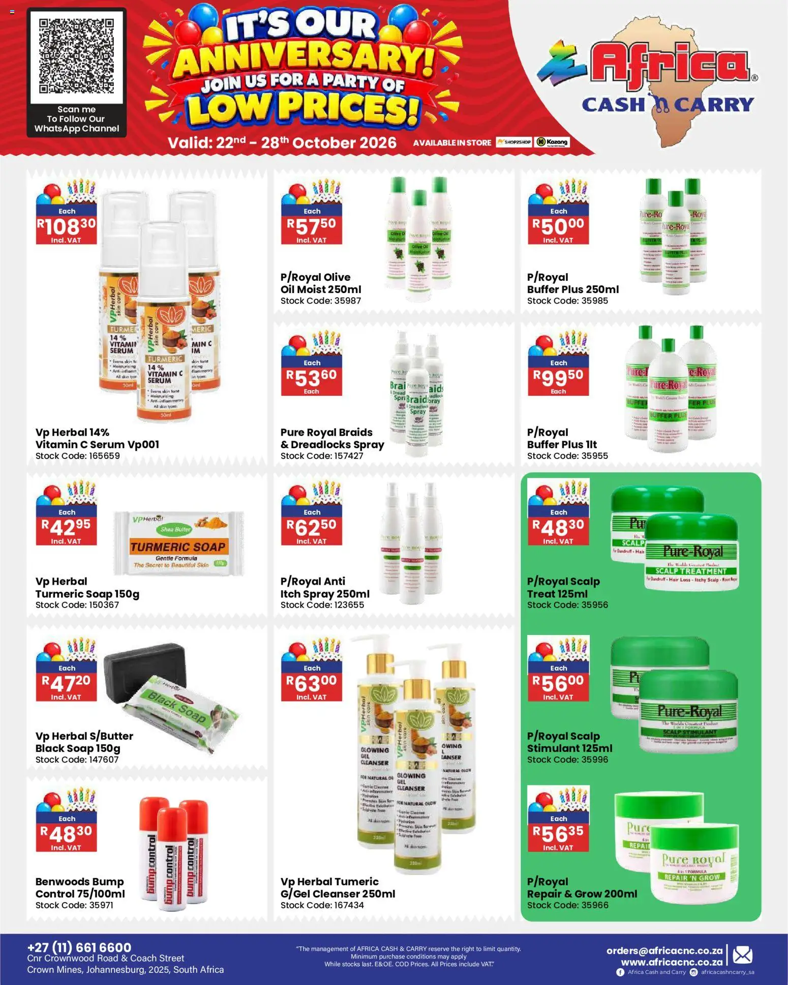 New Africa Cash & Carry catalogue – valid from 22/10/2026 | Page: 133