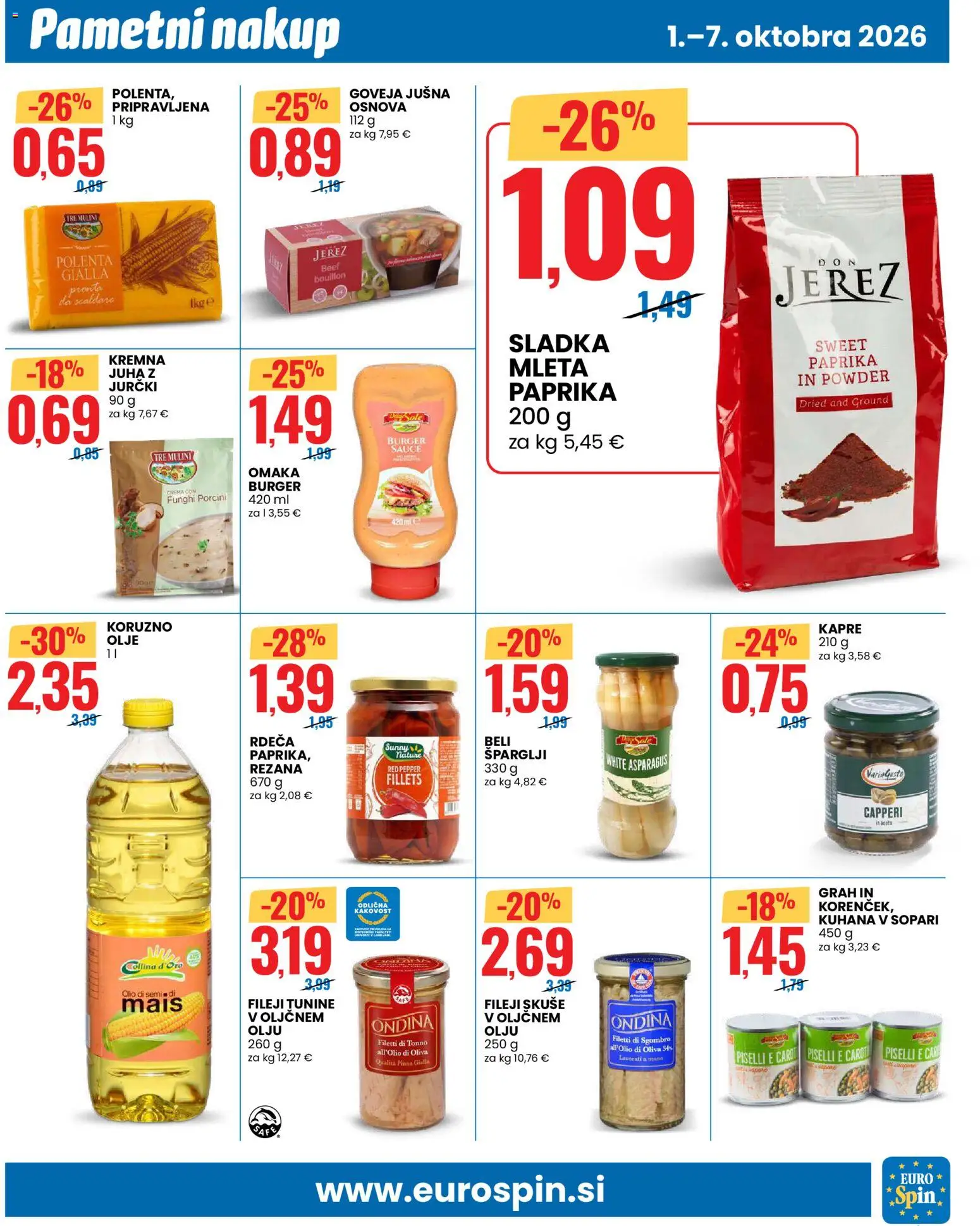 Novi Eurospin katalog ponudbe – veljaven od 01.10.2026 | Stran: 9
