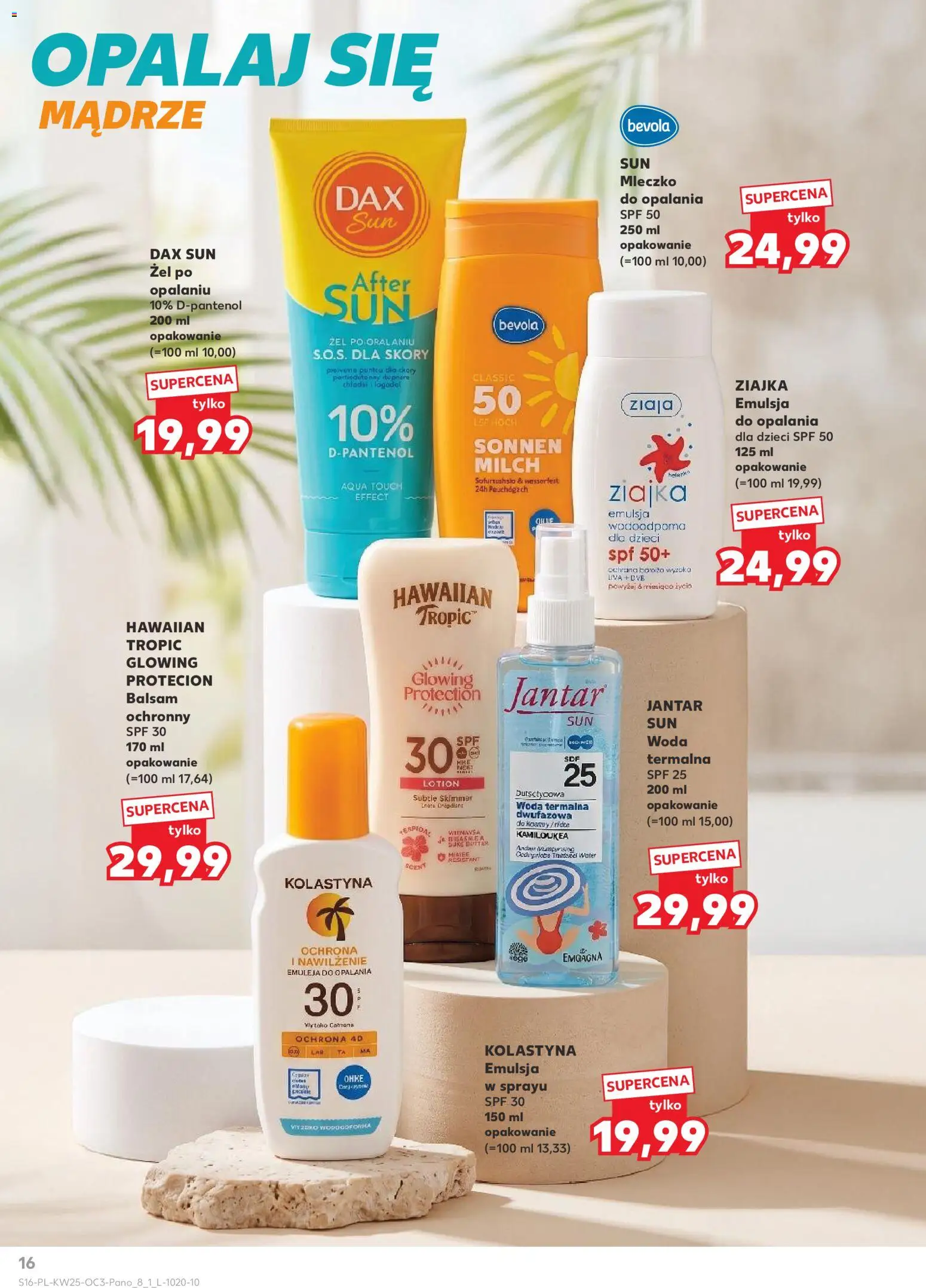 Kaufland Polsko leták - Drogerię od 18.06.2026 | Strana: 16 | Produkty: Ziaja, Bevola