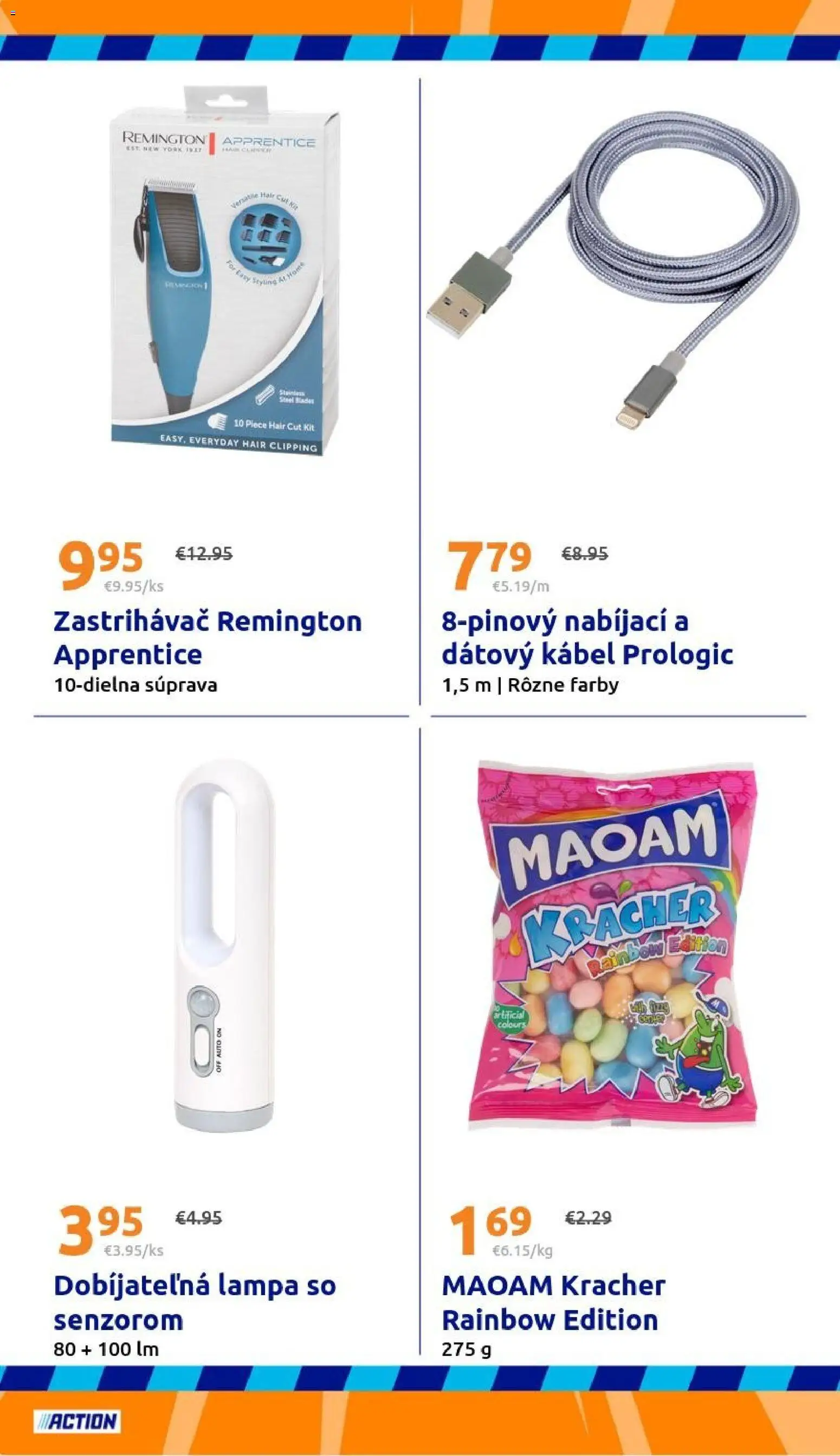Nové Action akcie – leták je platný od 20.05.2026 | Strana: 22 | Produkty: Lampa, Kábel
