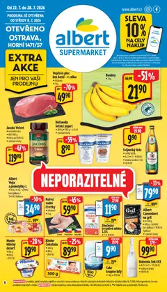 Náhled letáku Albert leták - Supermarket - Ostrava od 22.07.2026