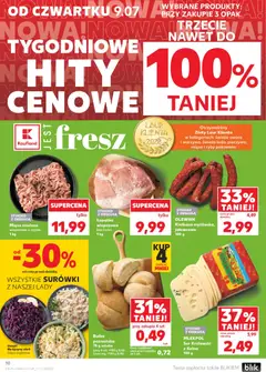 Náhled letáku Kaufland Polsko leták od 09.07.2026 | Strana: 10 | Produkty: Ryby, Lopatka