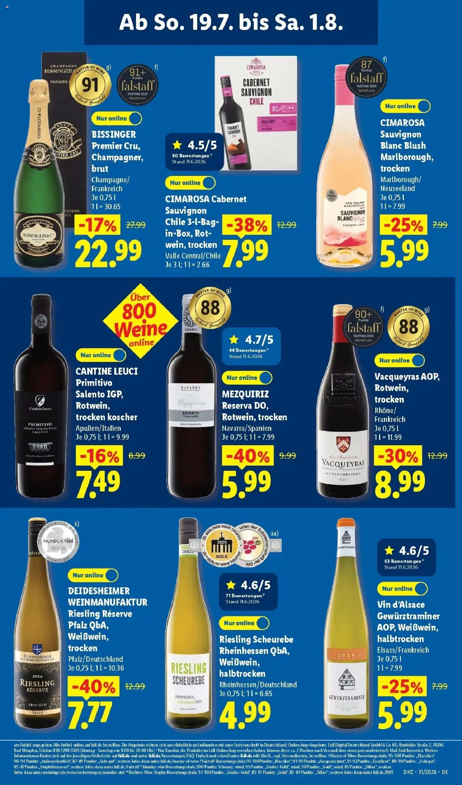 Lidl Prospekt Villingen-schwenningen – gültig ab 27.07.2026 | Seite: 29 | Produkte: Bad, Wein, Blush, Telefon