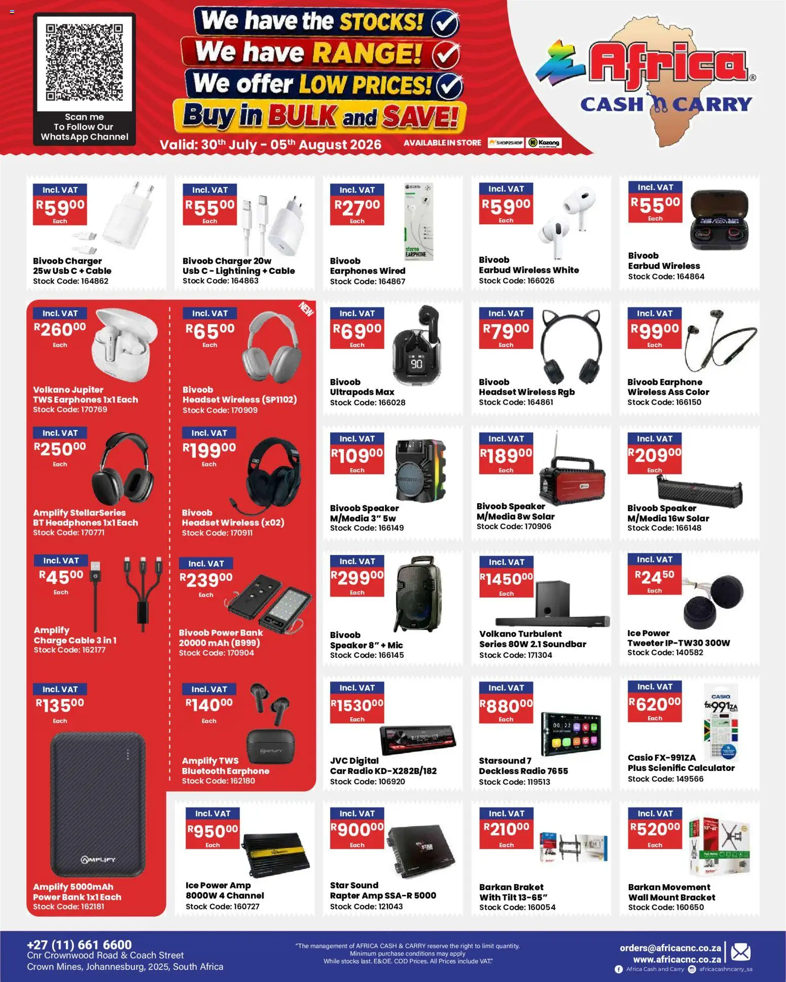New Africa Cash & Carry catalogue – valid from 30/07/2026 | Page: 29
