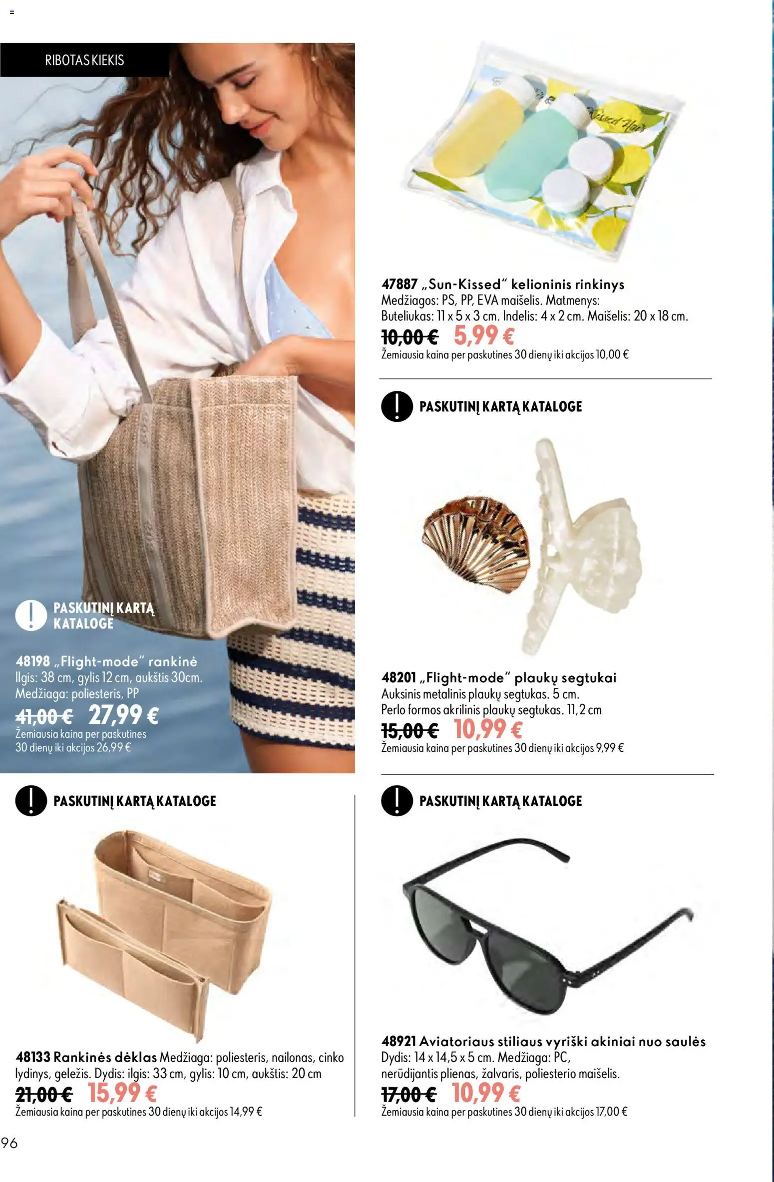 Oriflame akcijos nuo 2026.08.05 | Puslapis: 96 | Prekių: Akiniai nuo saulės, Dėklas, Rankinė, Akiniai