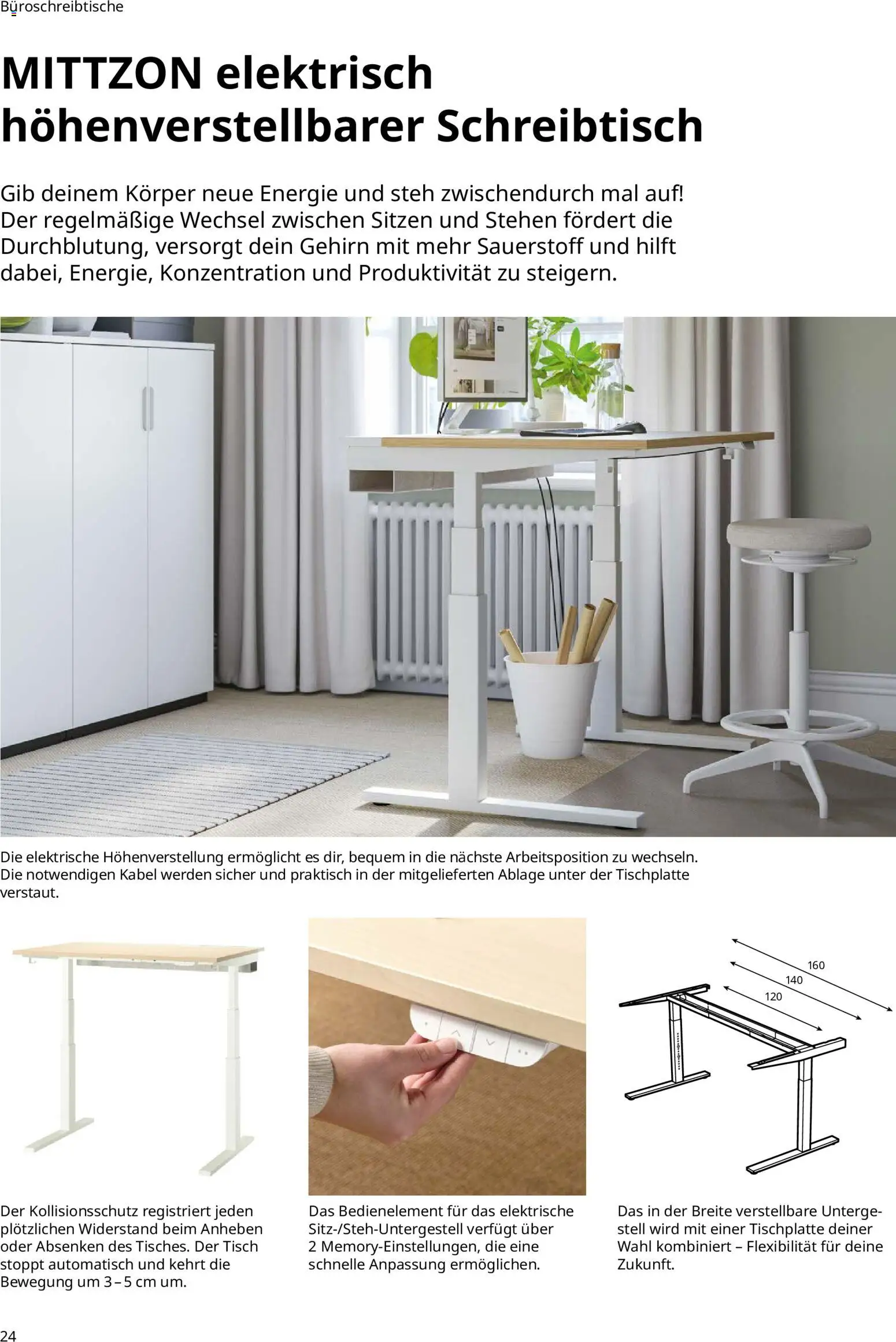 Ikea Büroeinrichtung – gültig ab 01.04.2026 | Seite: 24 | Produkte: Kabel, Tisch